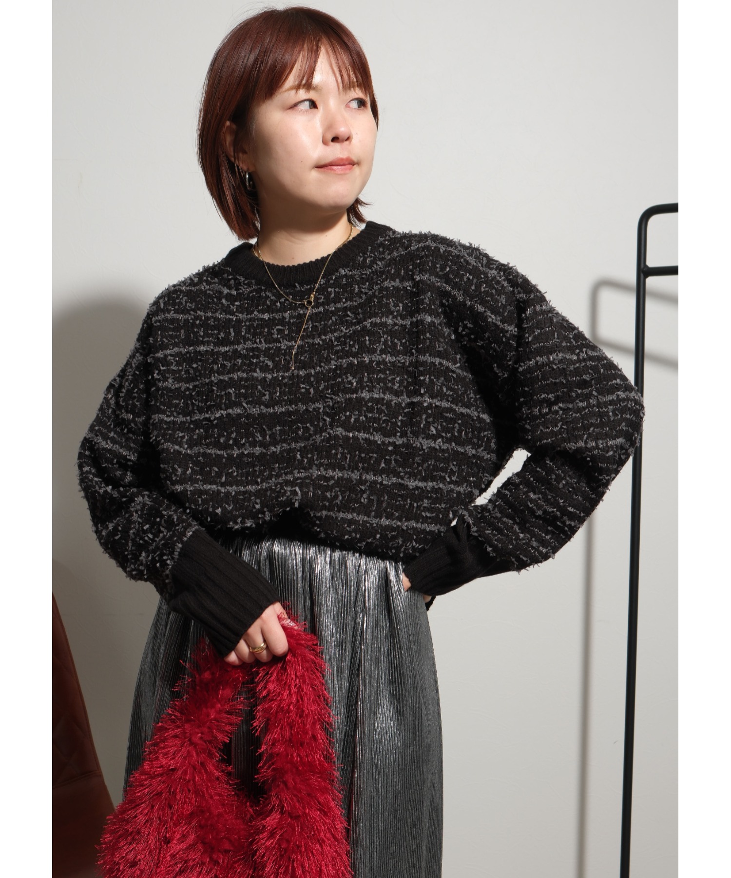 Bibiy.】ビビィ LOUISE CASHMERE KNIT ボーダー
