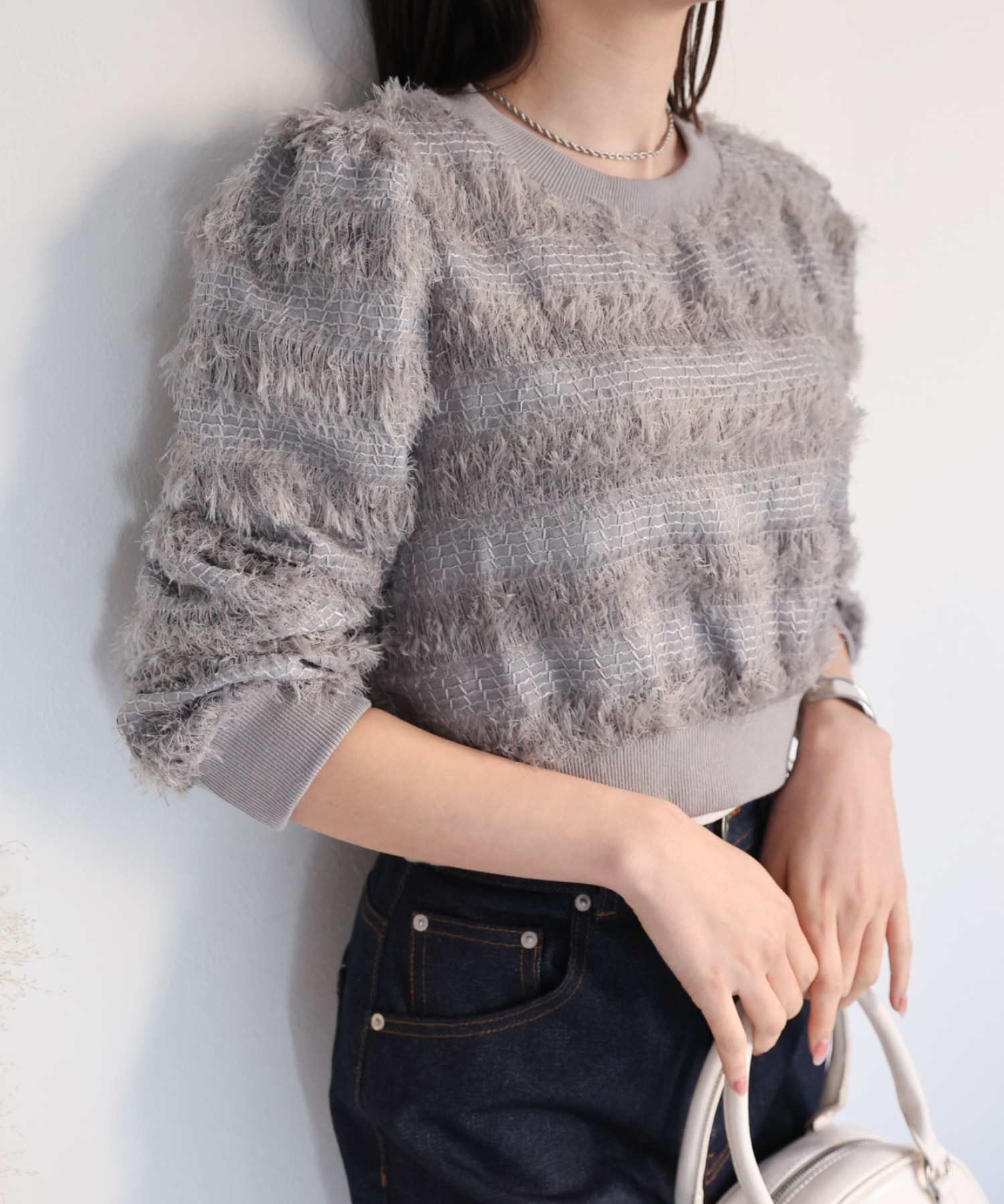 model：162cm 着用サイズ：F