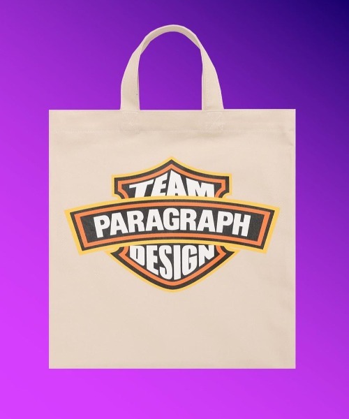 paragraph/パラグラフ』Biker design BAG/バイカーデザイン エコ