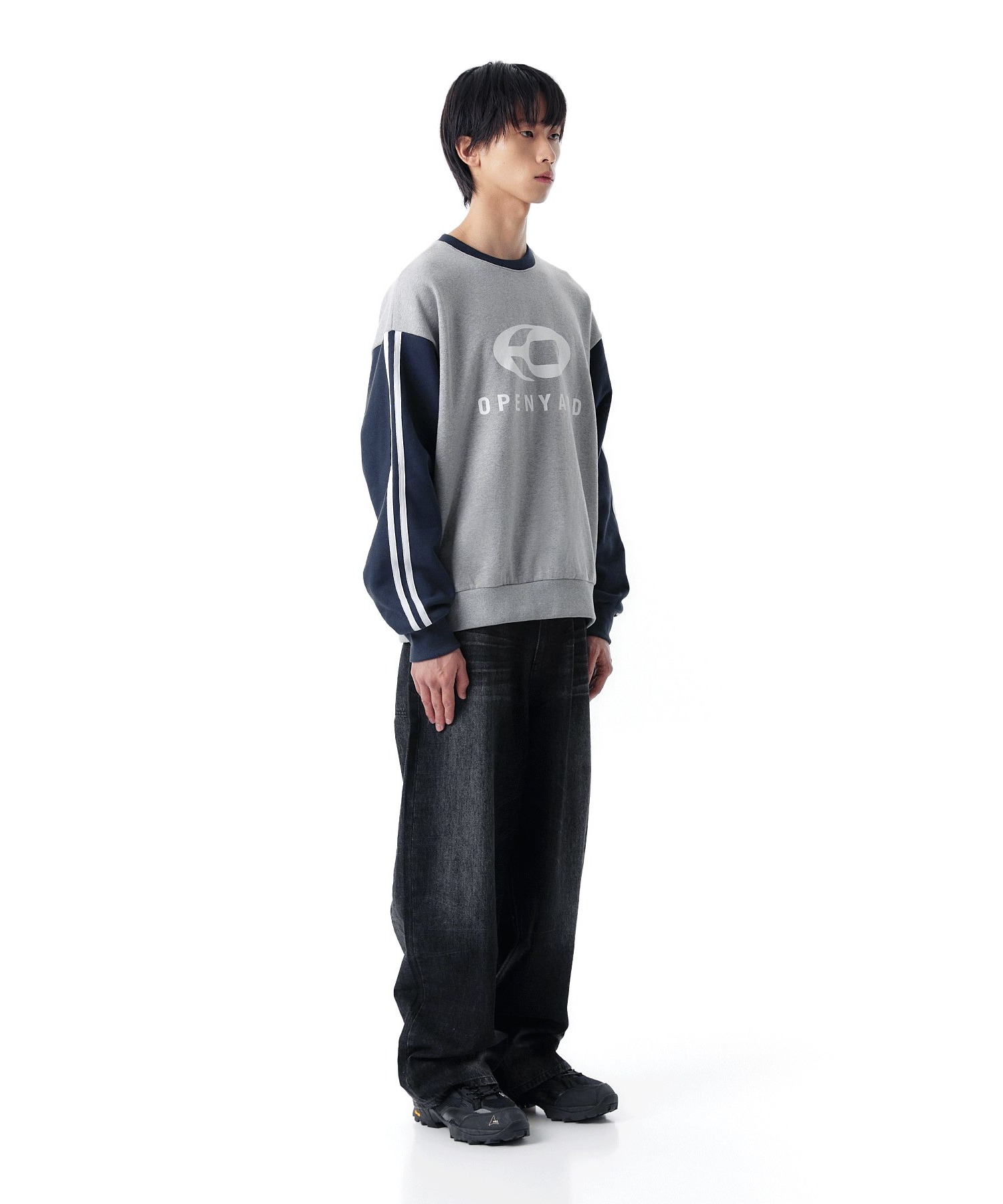 ★OY★E.W COATING JEANS-BLACK★正規品/韓国直送料込/人気 ☆OY☆E.W COATING JEANS-BLACK☆正規品/韓国直送料込/人気 (OY