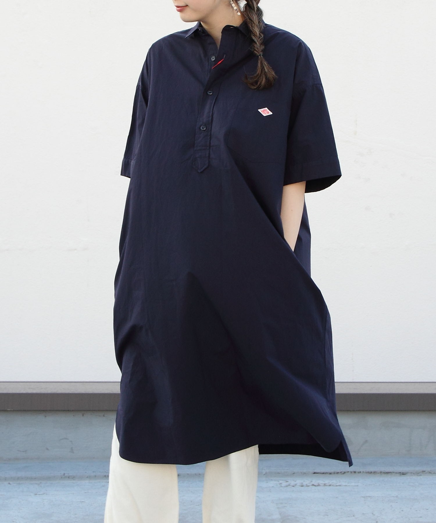 Danton ダントン コットンポプリンワンピース Cotton Poplin Onepiece Jd 3655msa Danton Steps Online Store ステップス オンラインストア