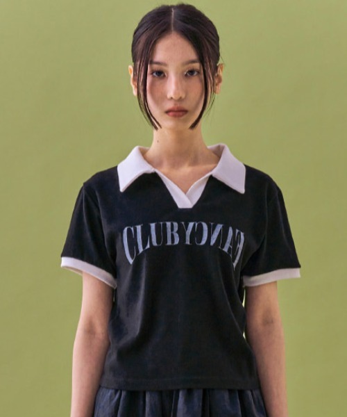A'GEM/9 × .kom 『 FANCY CLUB/ファンシークラブ』 BLOCK V-NECK