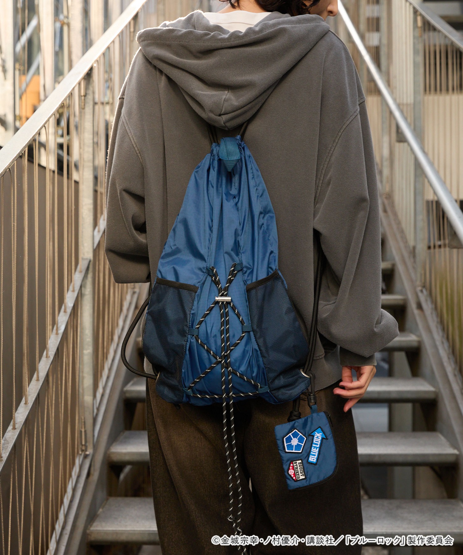 Winter Shopaeae SACK ナップサック　ブルーチェック Winter Shopaeae SACK ナップサック ブルーチェック 楽天市場