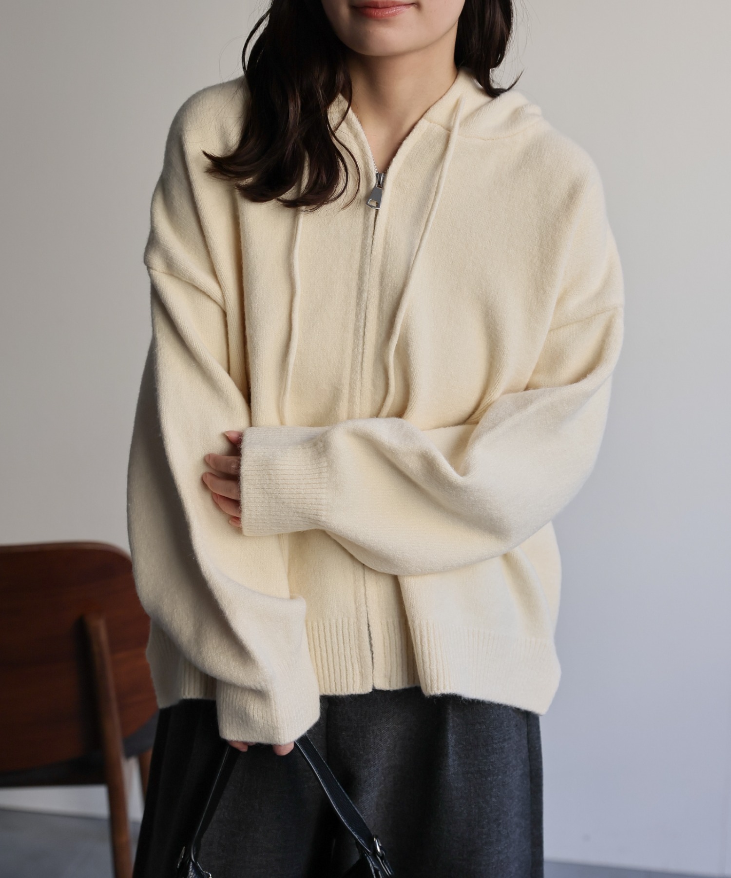 model：156cm 着用サイズ：FREE