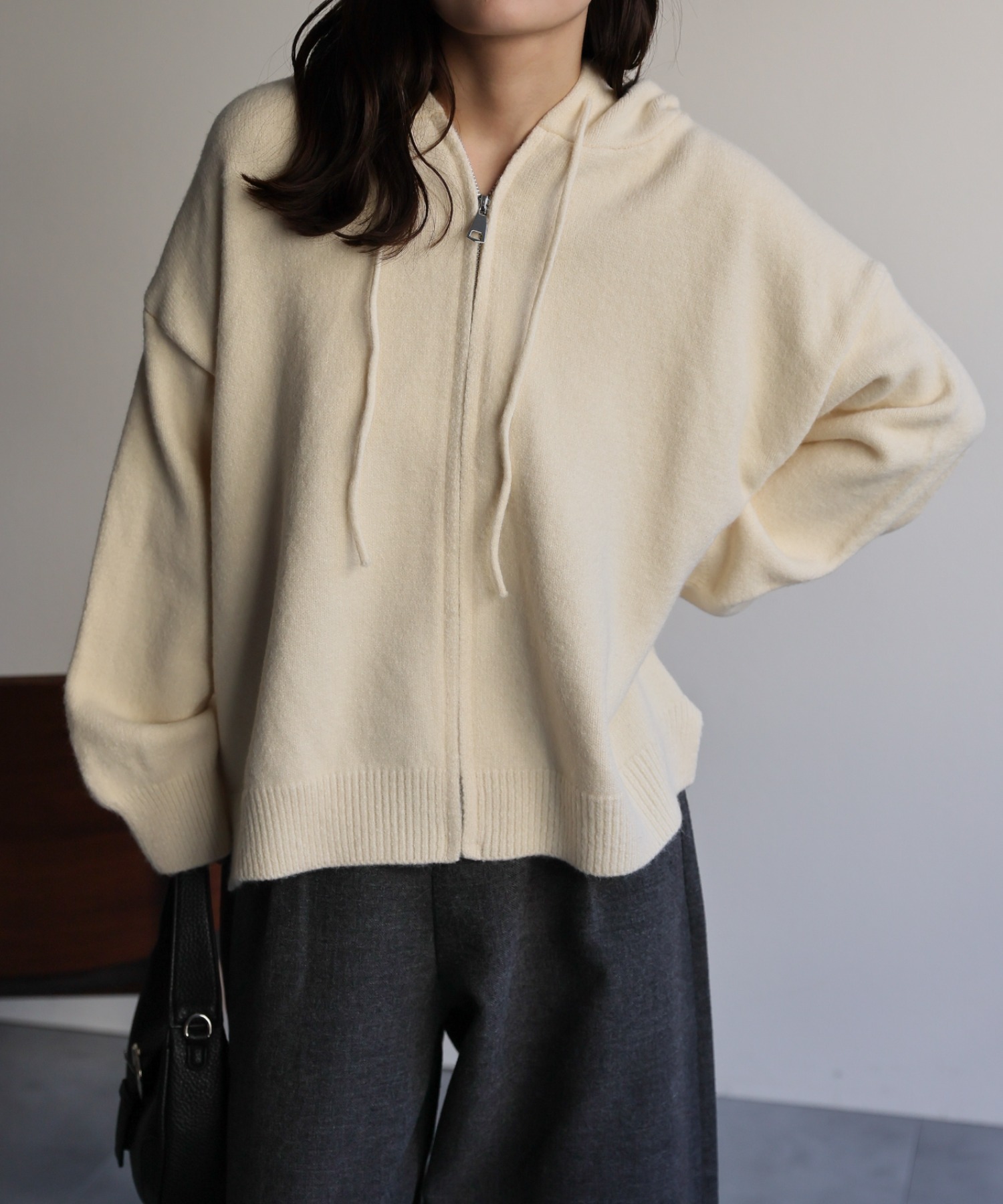 model：156cm 着用サイズ：FREE