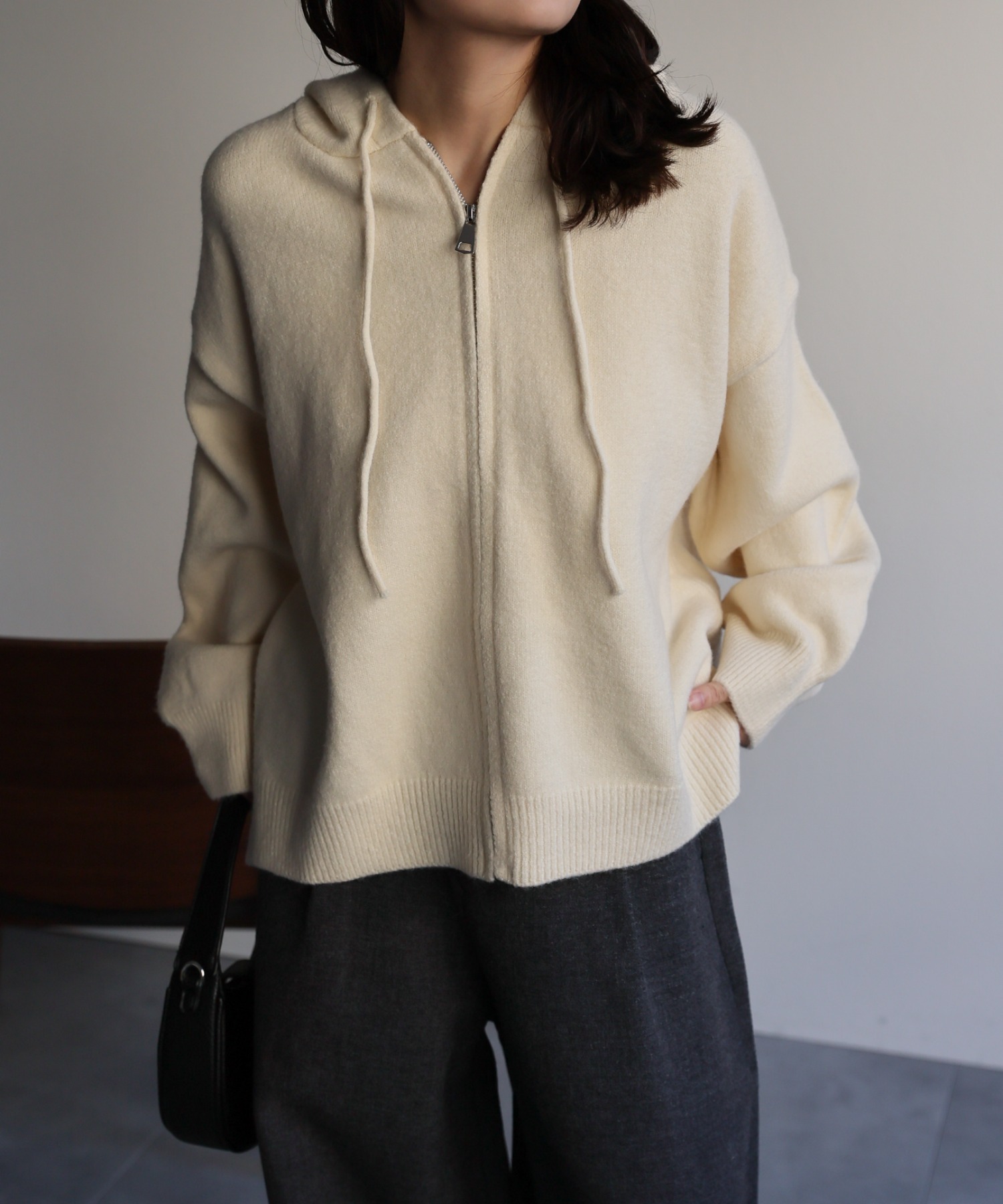 model：156cm 着用サイズ：FREE