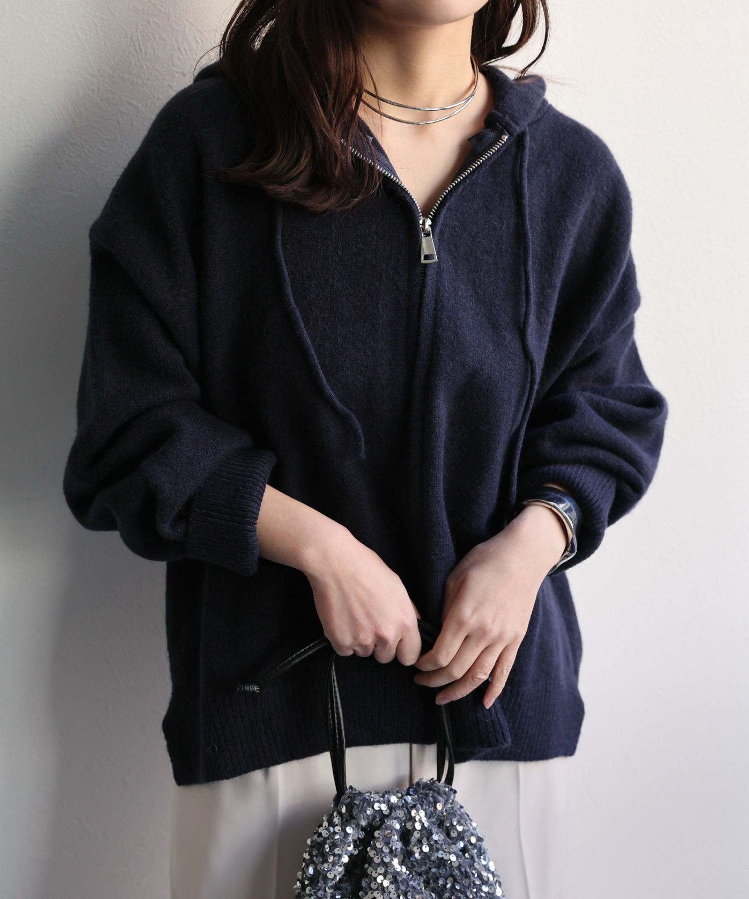 model：156cm 着用サイズ：FREE