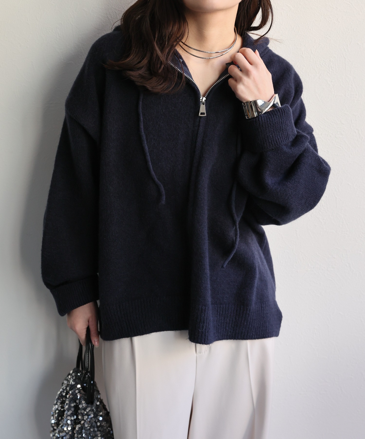 model：156cm 着用サイズ：FREE