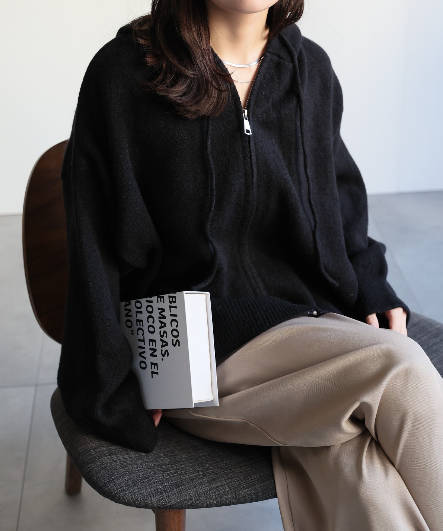 model：156cm 着用サイズ：FREE