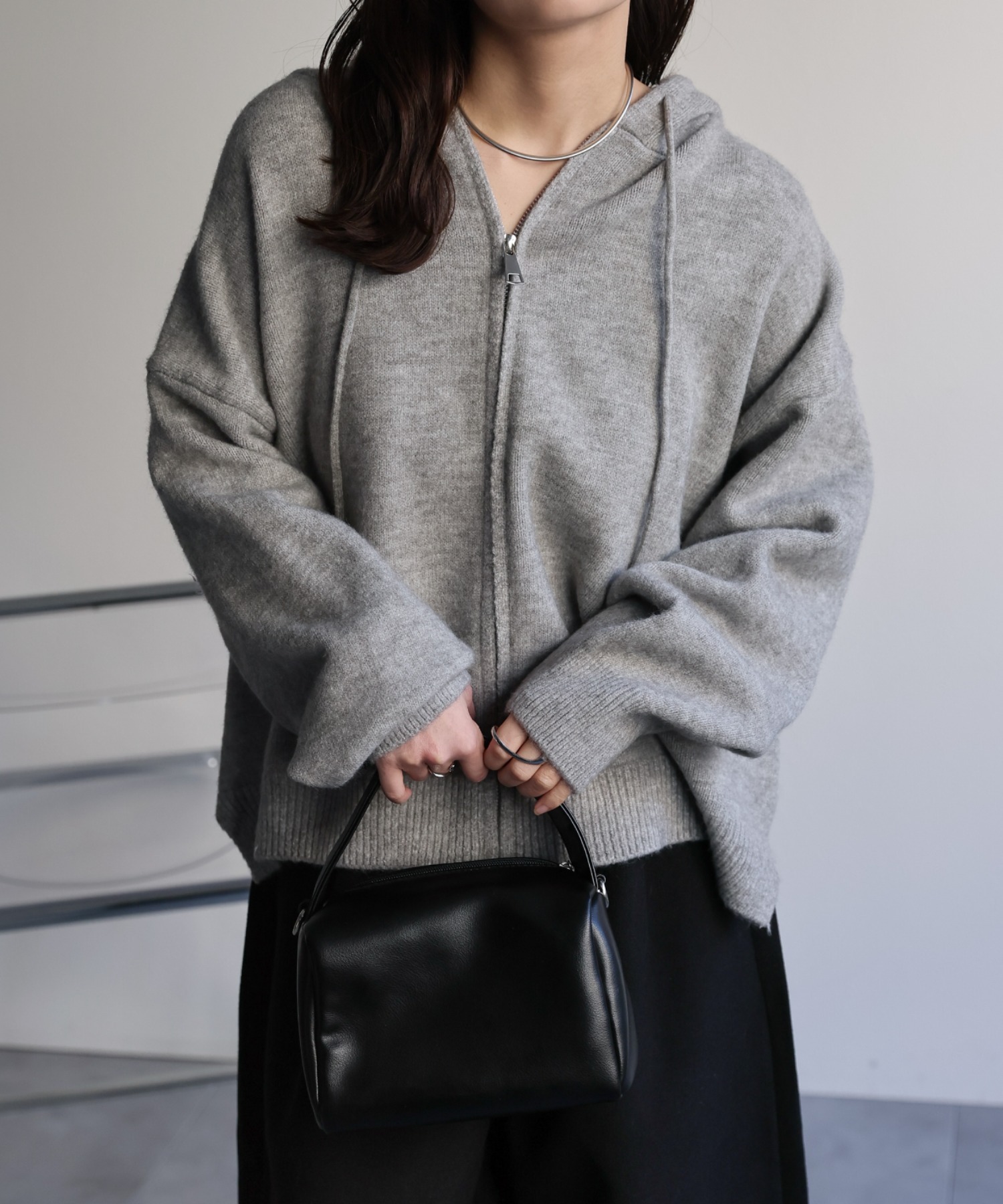 model：156cm 着用サイズ：FREE