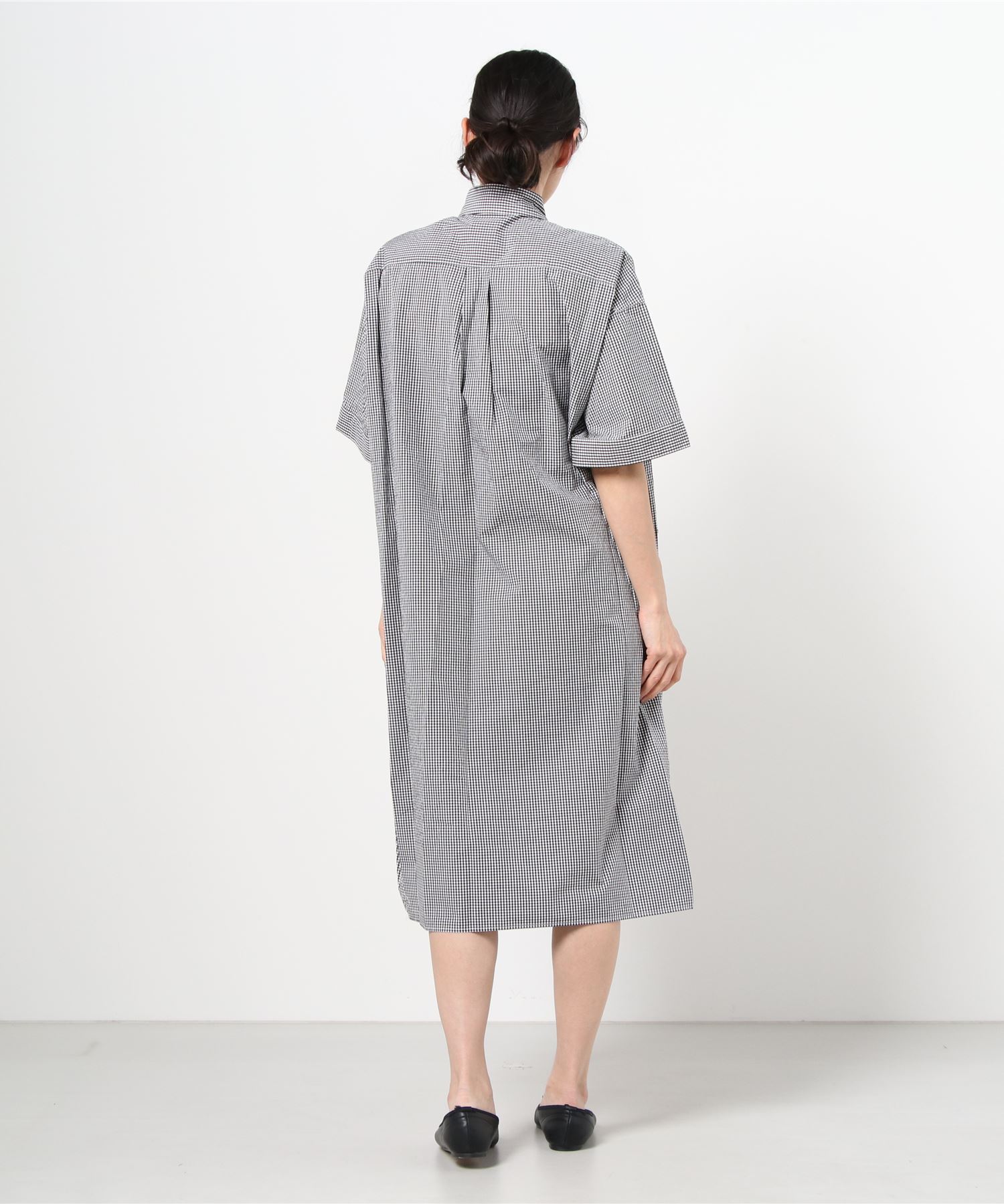 Danton ダントン コットンポプリンワンピースチェック Cotton Poplin Onepiece Check Jd 3655mtp Danton Steps Online Store ステップス オンラインストア