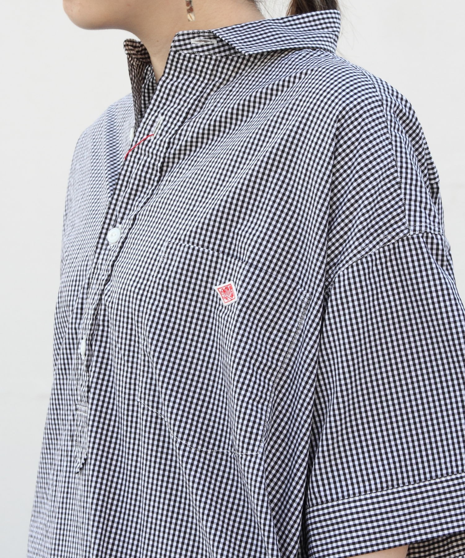 Danton ダントン コットンポプリンワンピースチェック Cotton Poplin Onepiece Check Jd 3655mtp Danton Steps Online Store ステップス オンラインストア