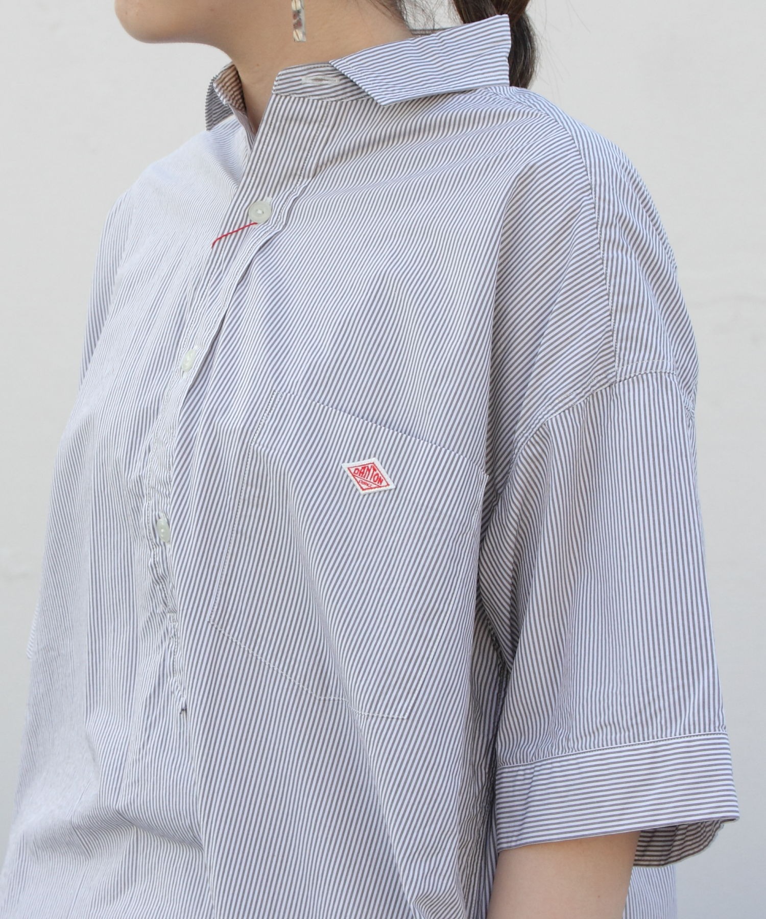 Danton ダントン コットンポプリンワンピースチェック Cotton Poplin Onepiece Check Jd 3655mtp Danton Steps Online Store ステップス オンラインストア