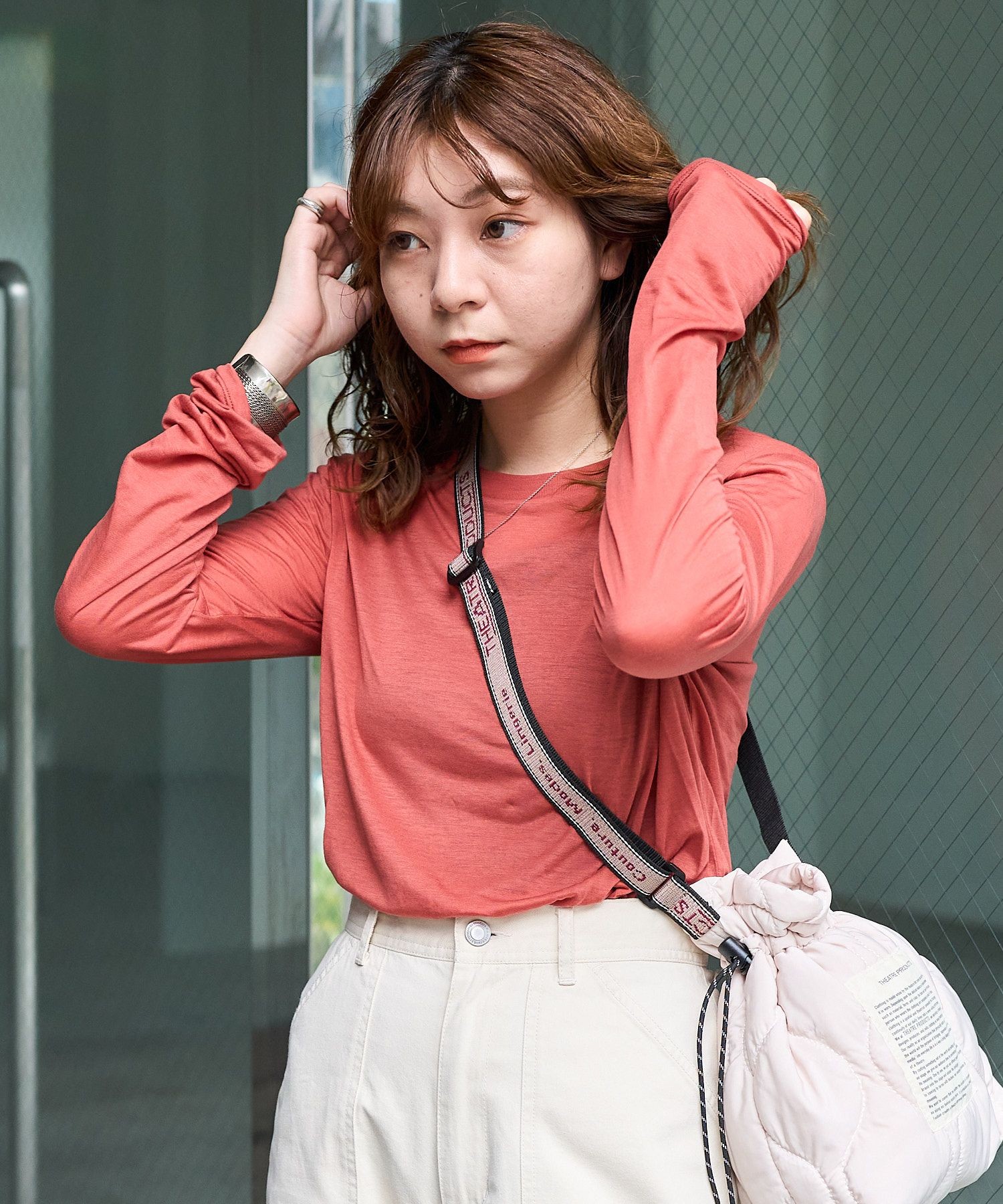 BASERANGE ベースレンジ バンブーTシャツ ロングスリーブ