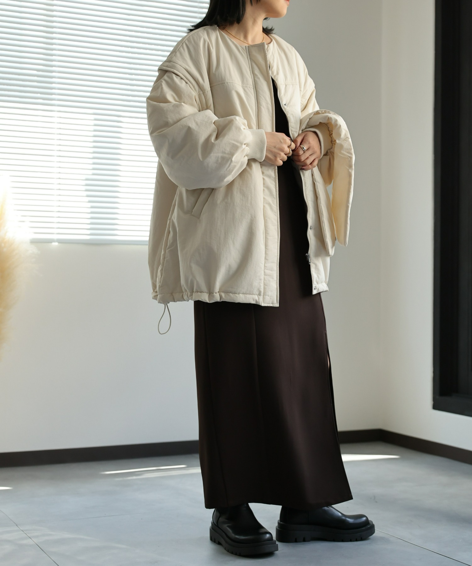 model:162㎝　着用サイズ:FREE