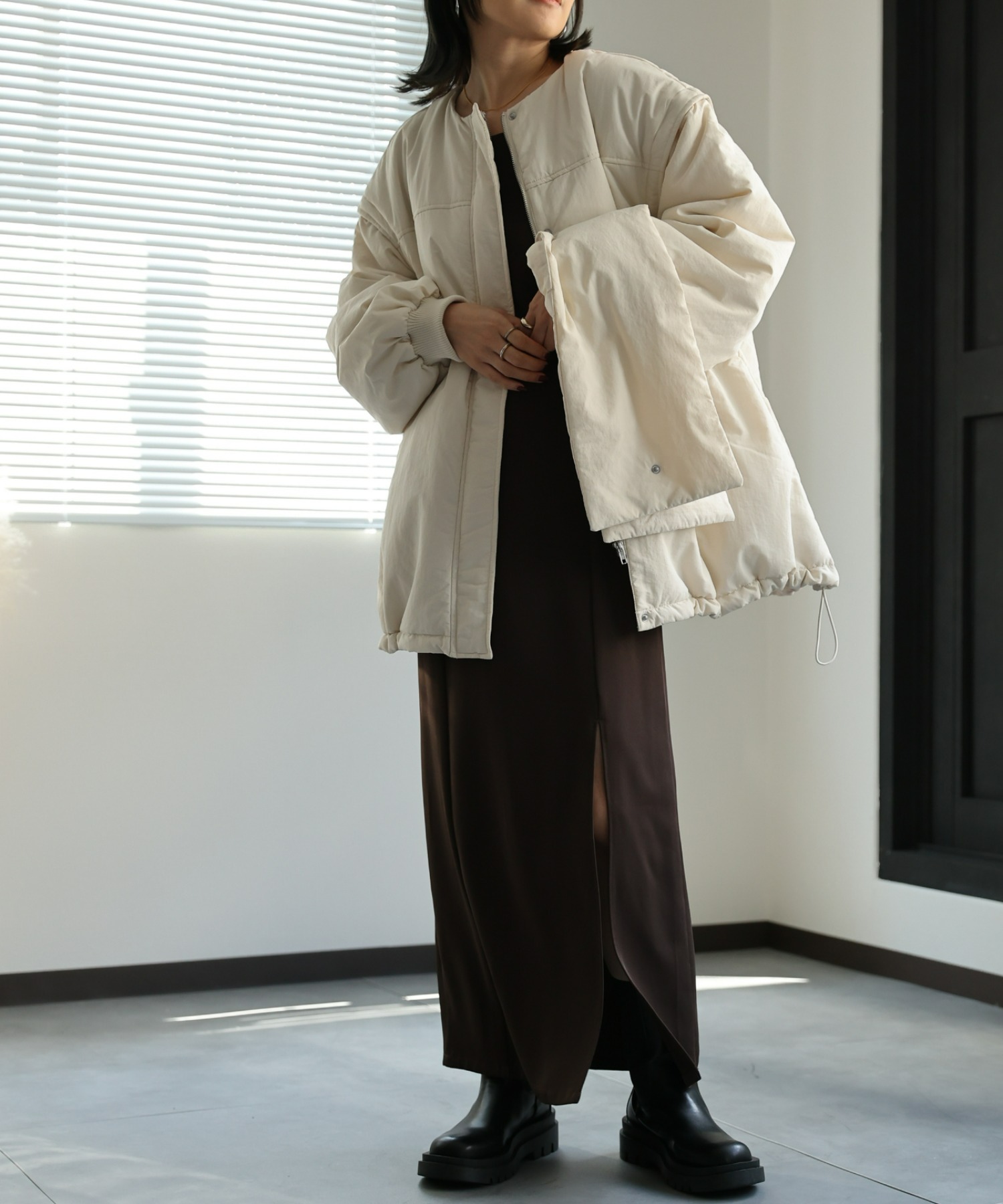 model:162㎝　着用サイズ:FREE