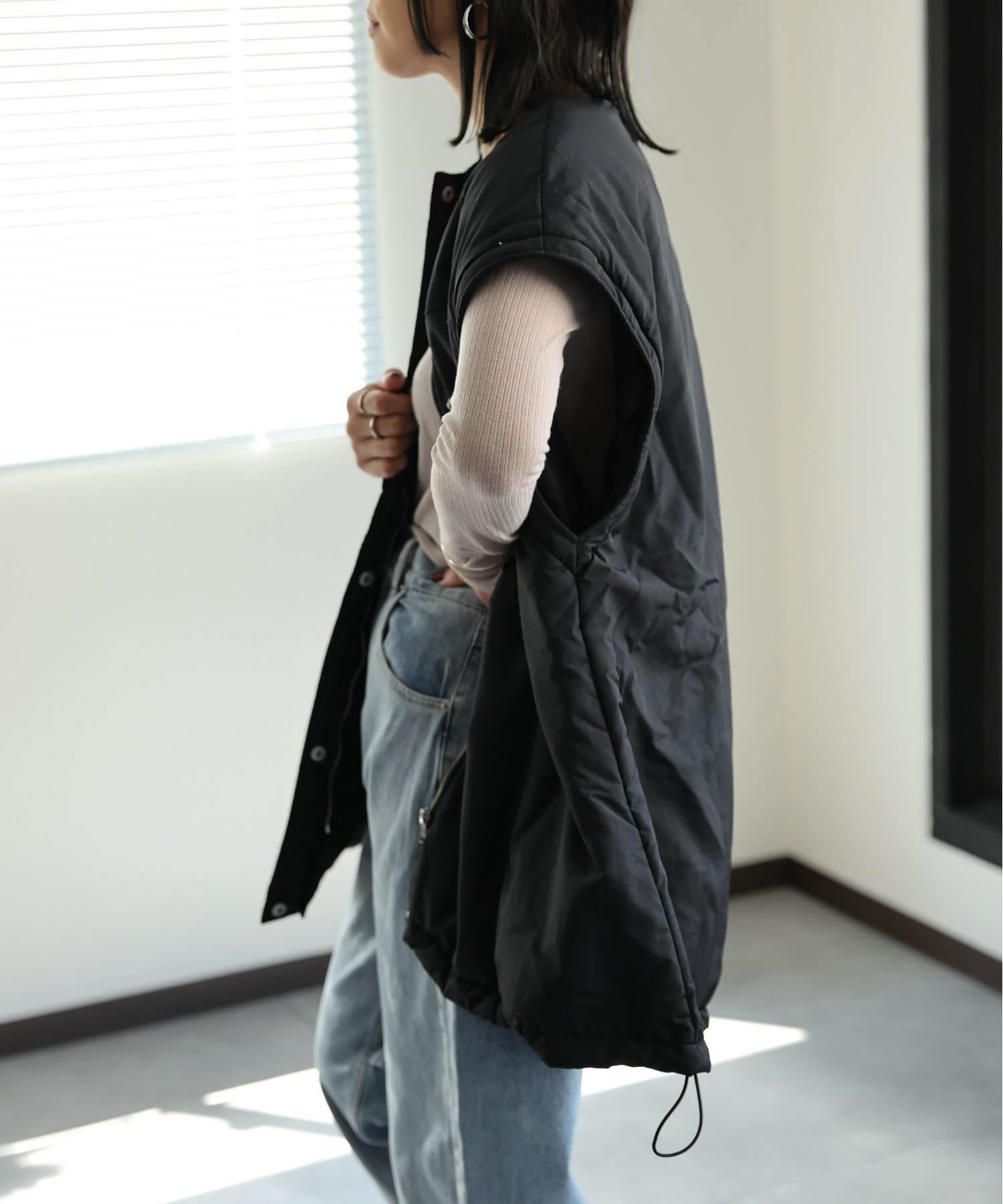 model:162㎝　着用サイズ:FREE