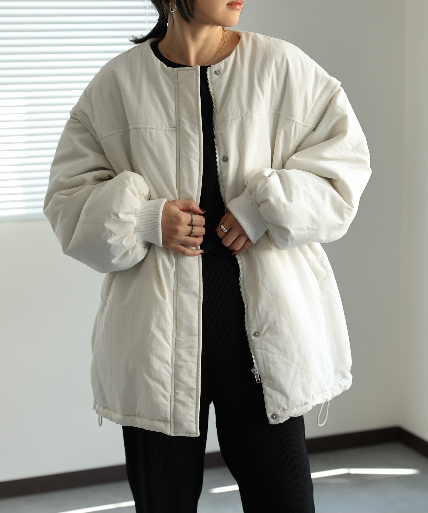 model:162㎝　着用サイズ:FREE