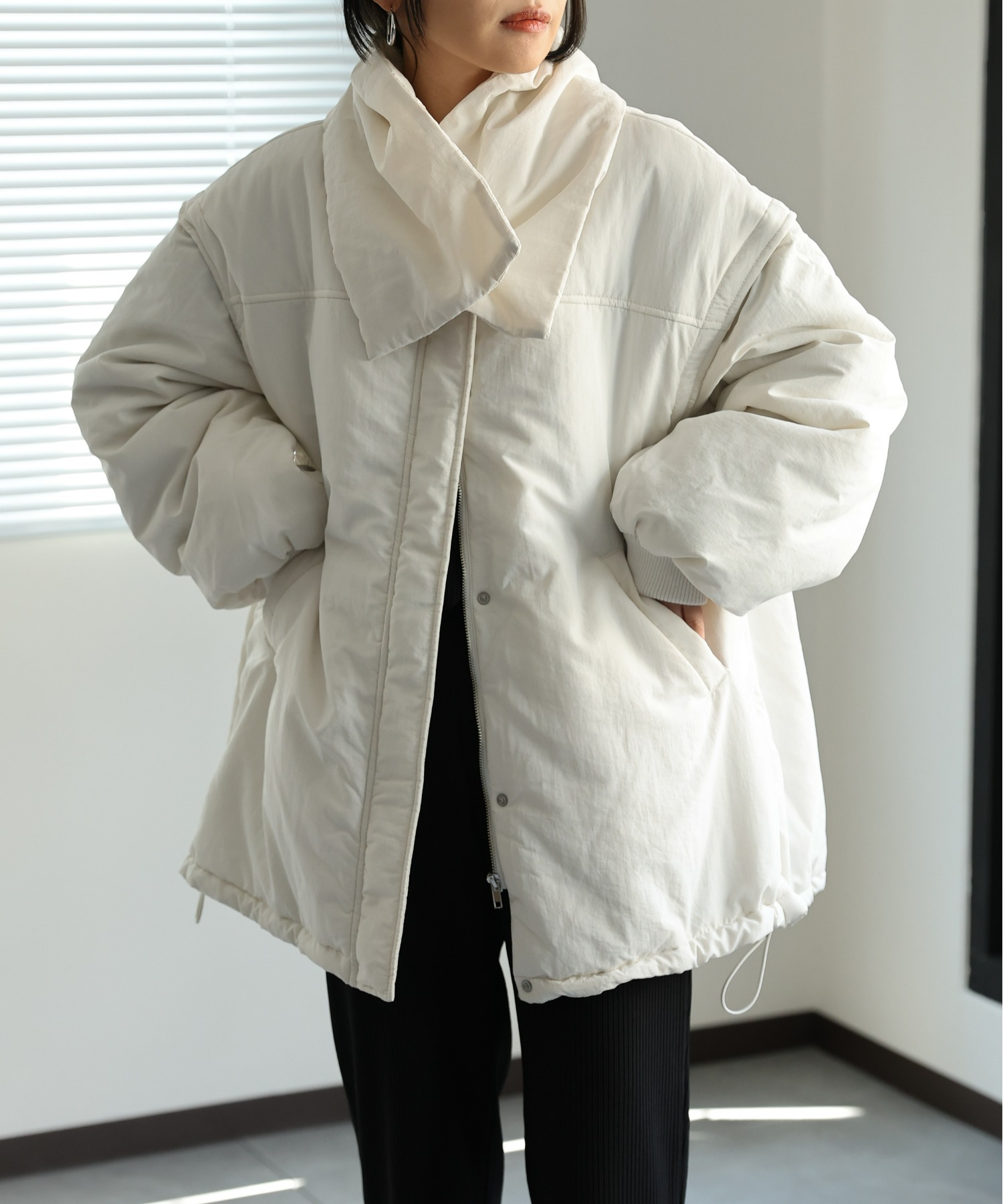 model:162㎝　着用サイズ:FREE