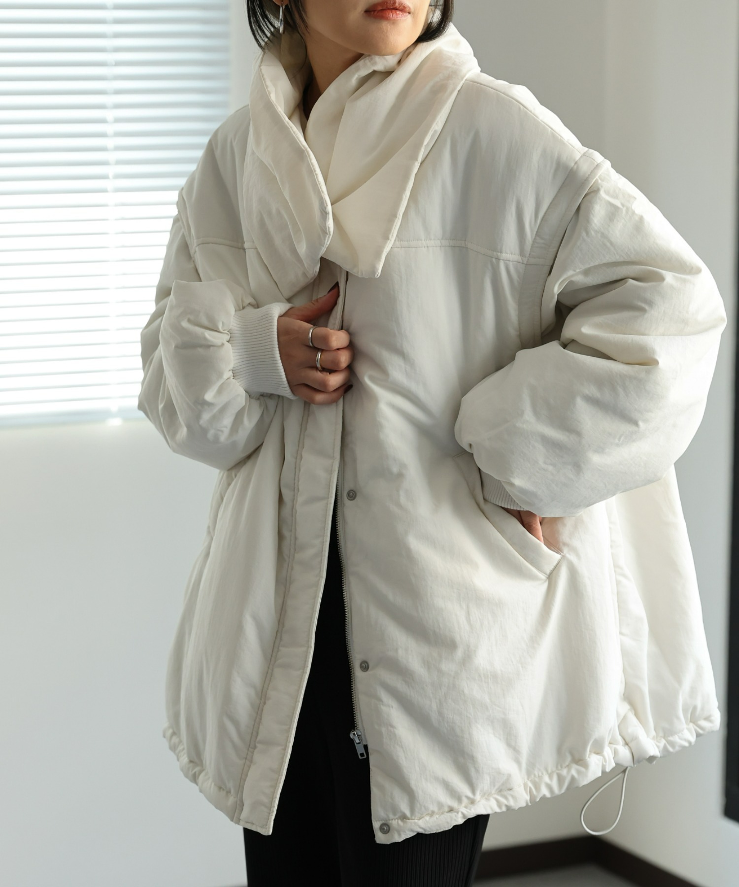 model:162㎝　着用サイズ:FREE