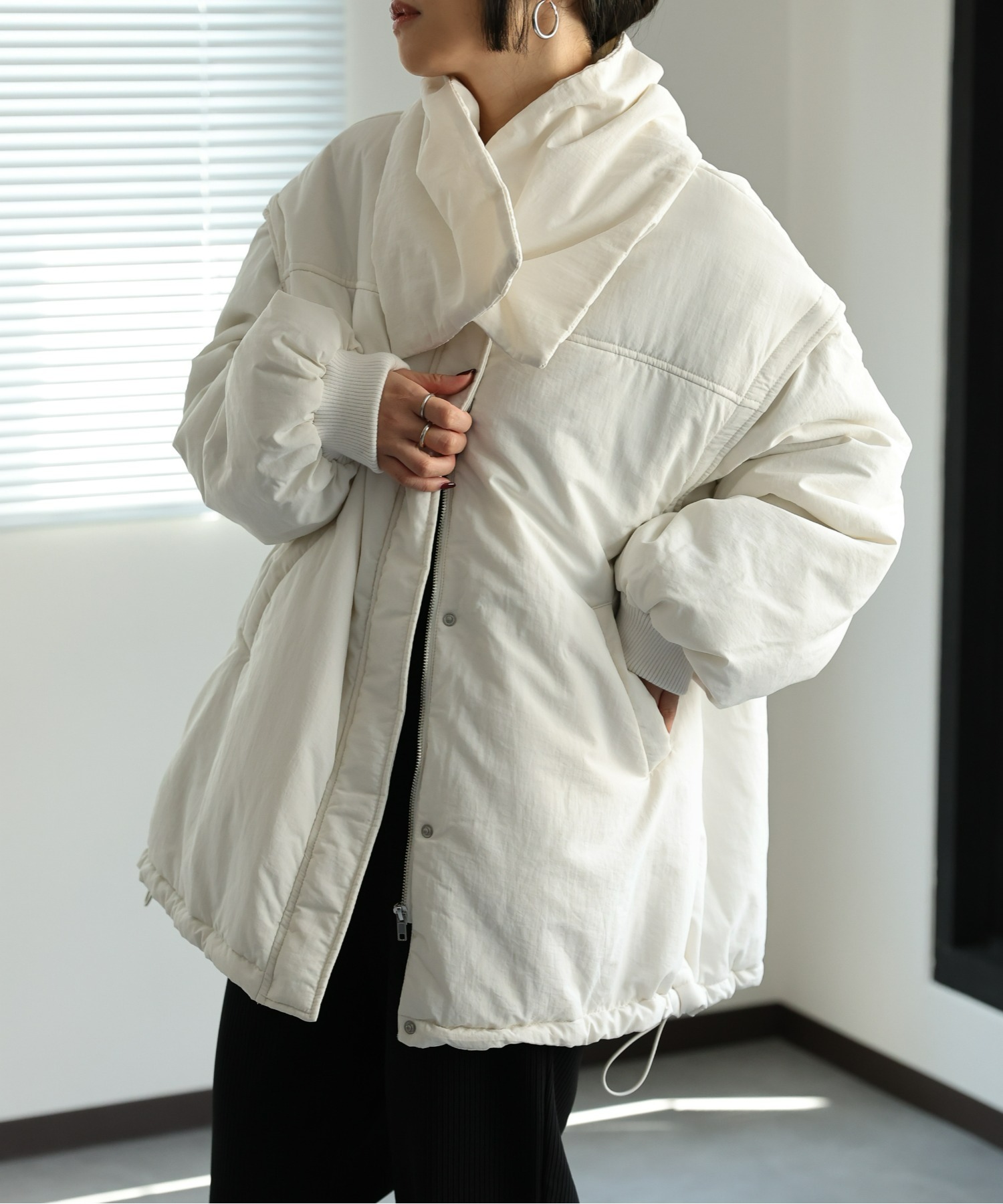 model:162㎝　着用サイズ:FREE