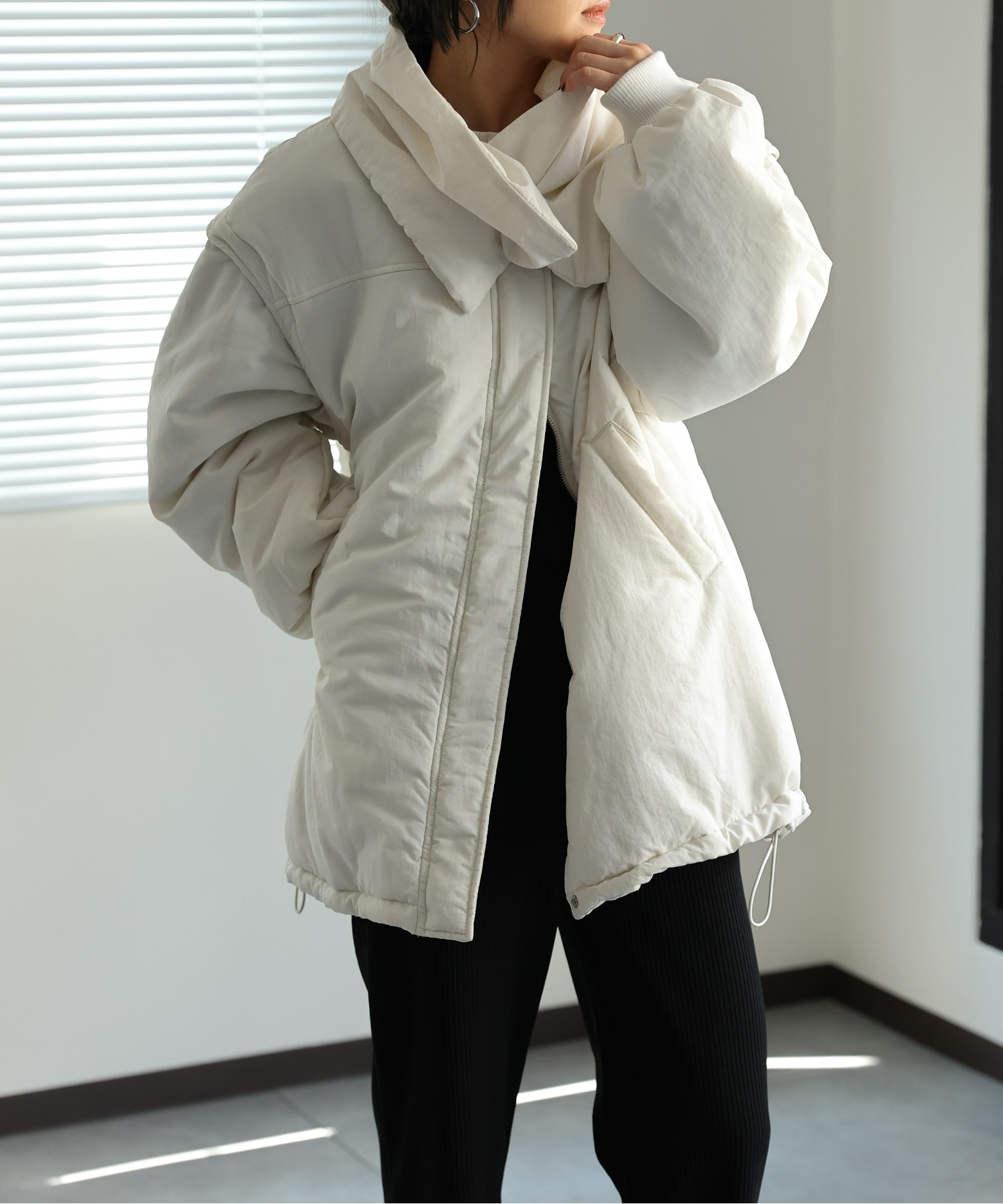 model:162㎝　着用サイズ:FREE