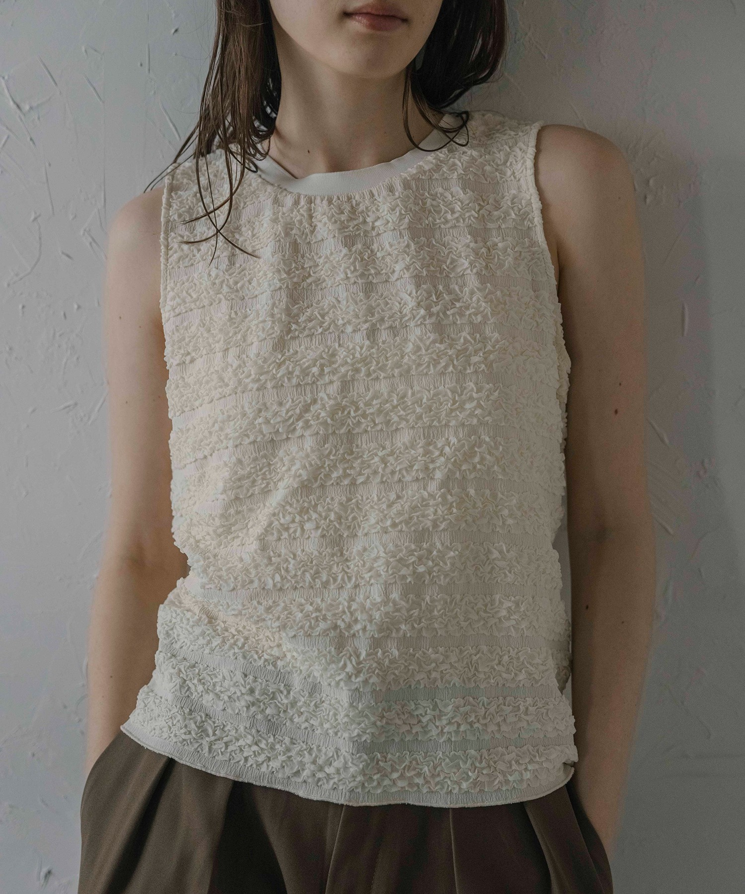 model：H164 着用サイズ：FREE
