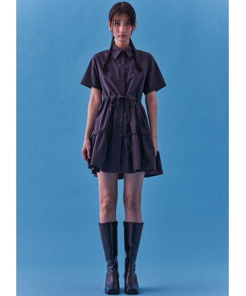 [NASTY FANCY CLUB]FLUFFY SHIRT ワンピース★韓国ファッション A'GEM/9 × .kom 『 FANCY CLUB/ファンシークラブ』 FLUFFY SHIRT