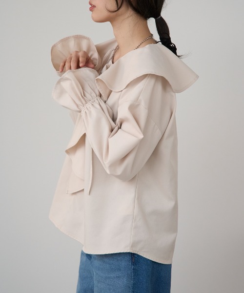 model：163cm / size：F