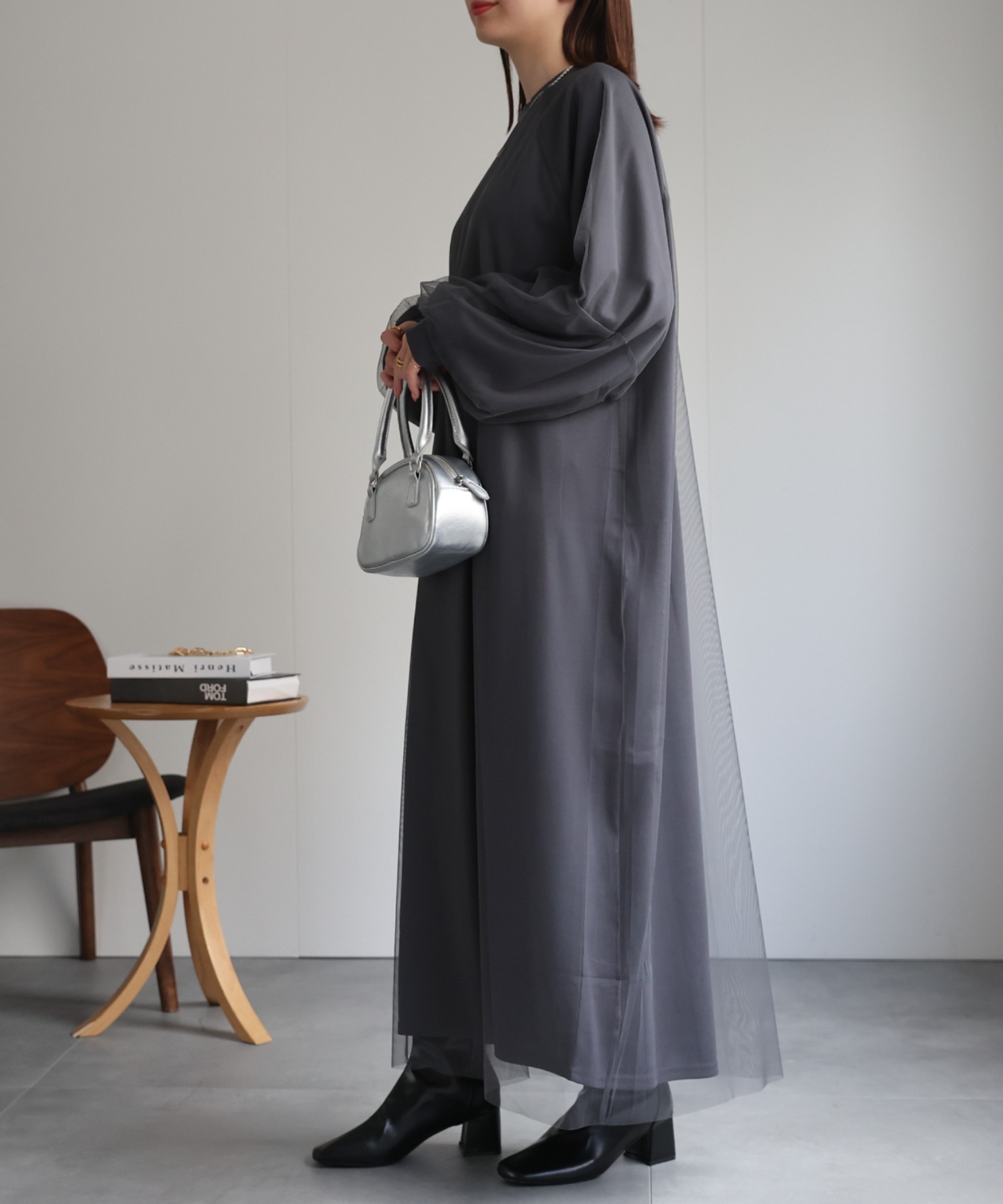 model：162cm 着用サイズ：F