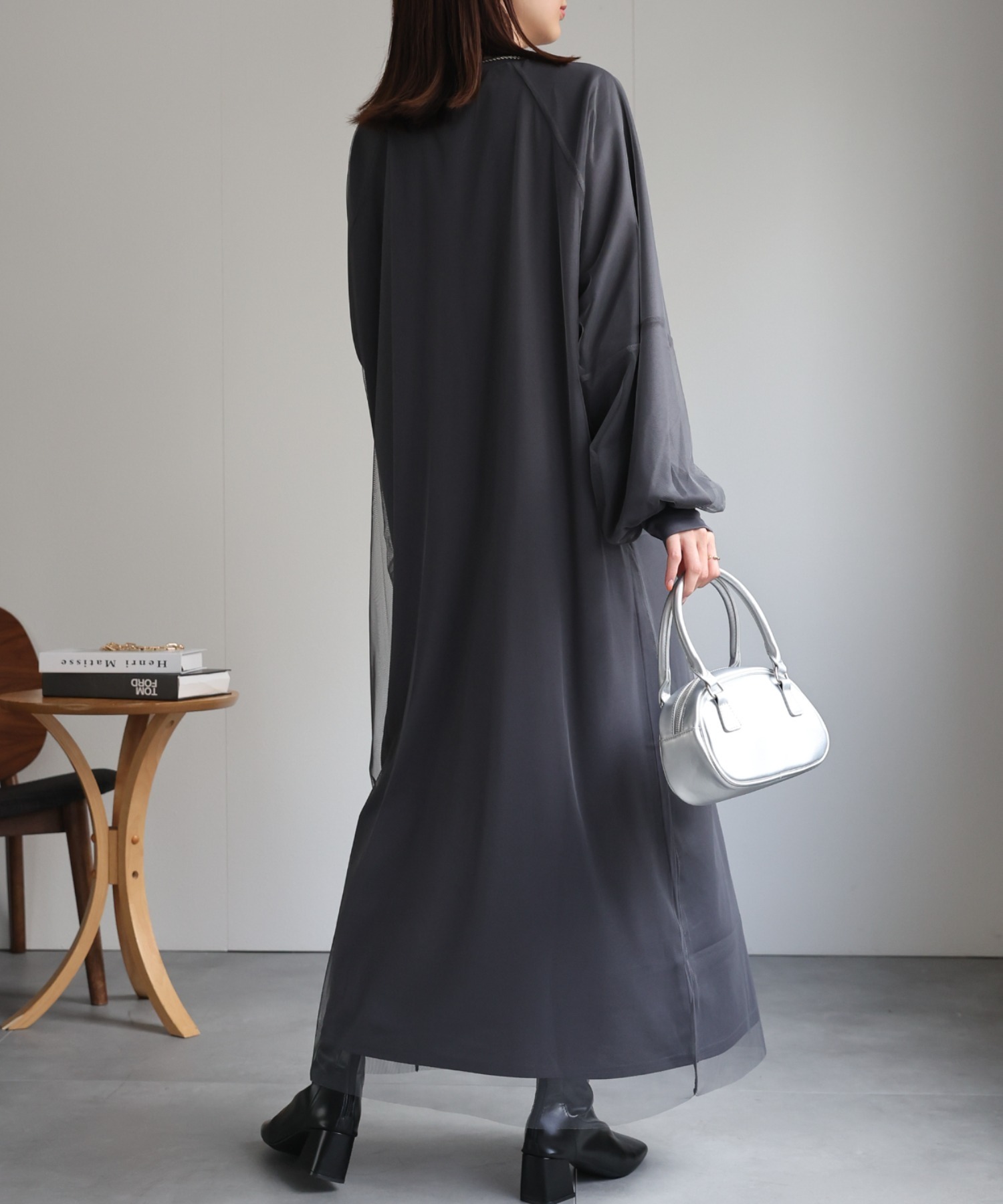 model：162cm 着用サイズ：F