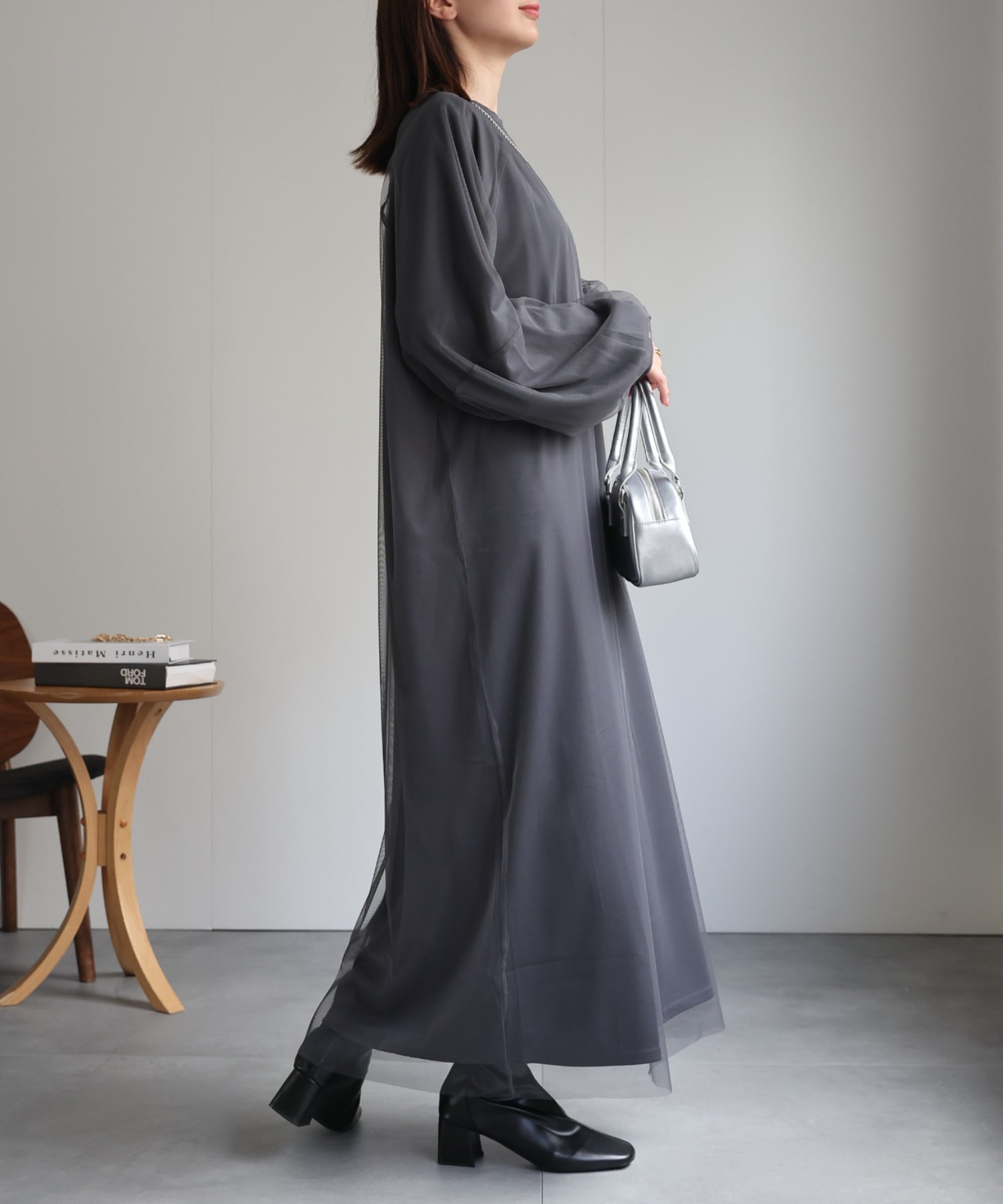 model：162cm 着用サイズ：F
