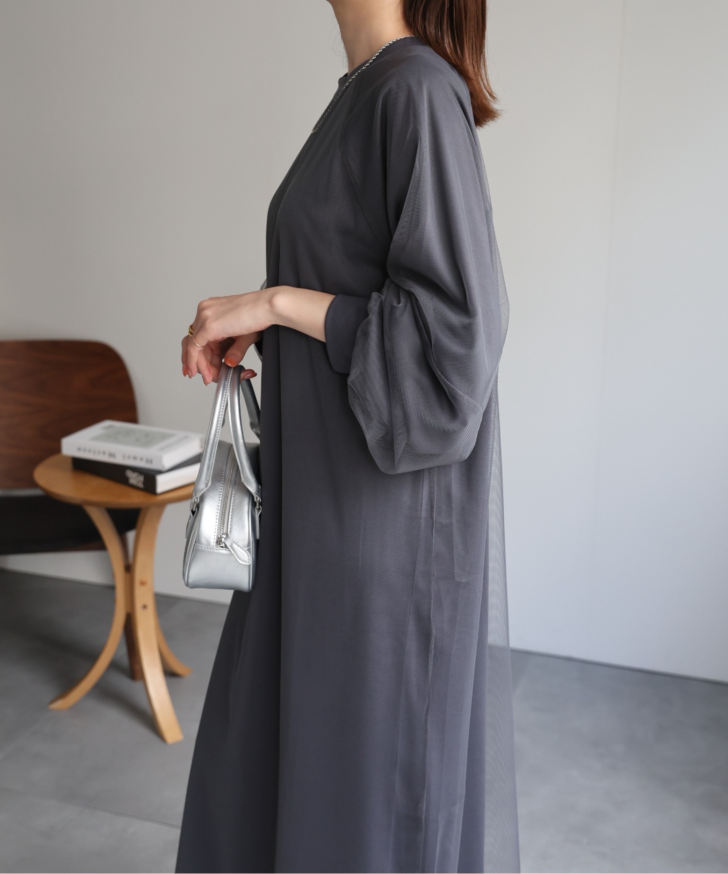 model：162cm 着用サイズ：F
