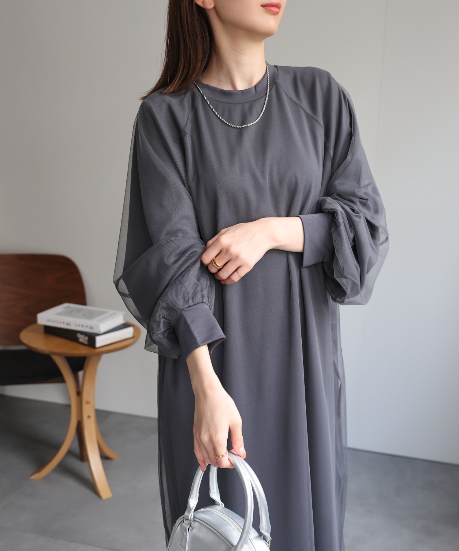 model：162cm 着用サイズ：F