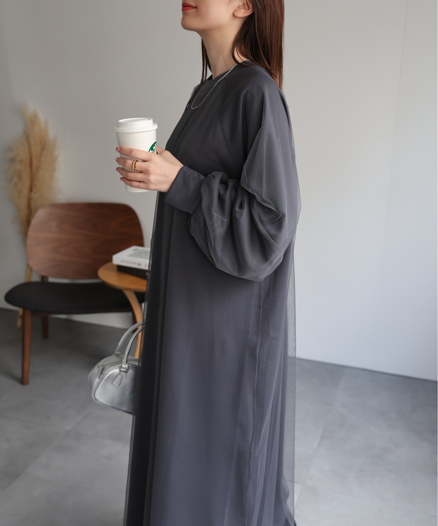 model：162cm 着用サイズ：F