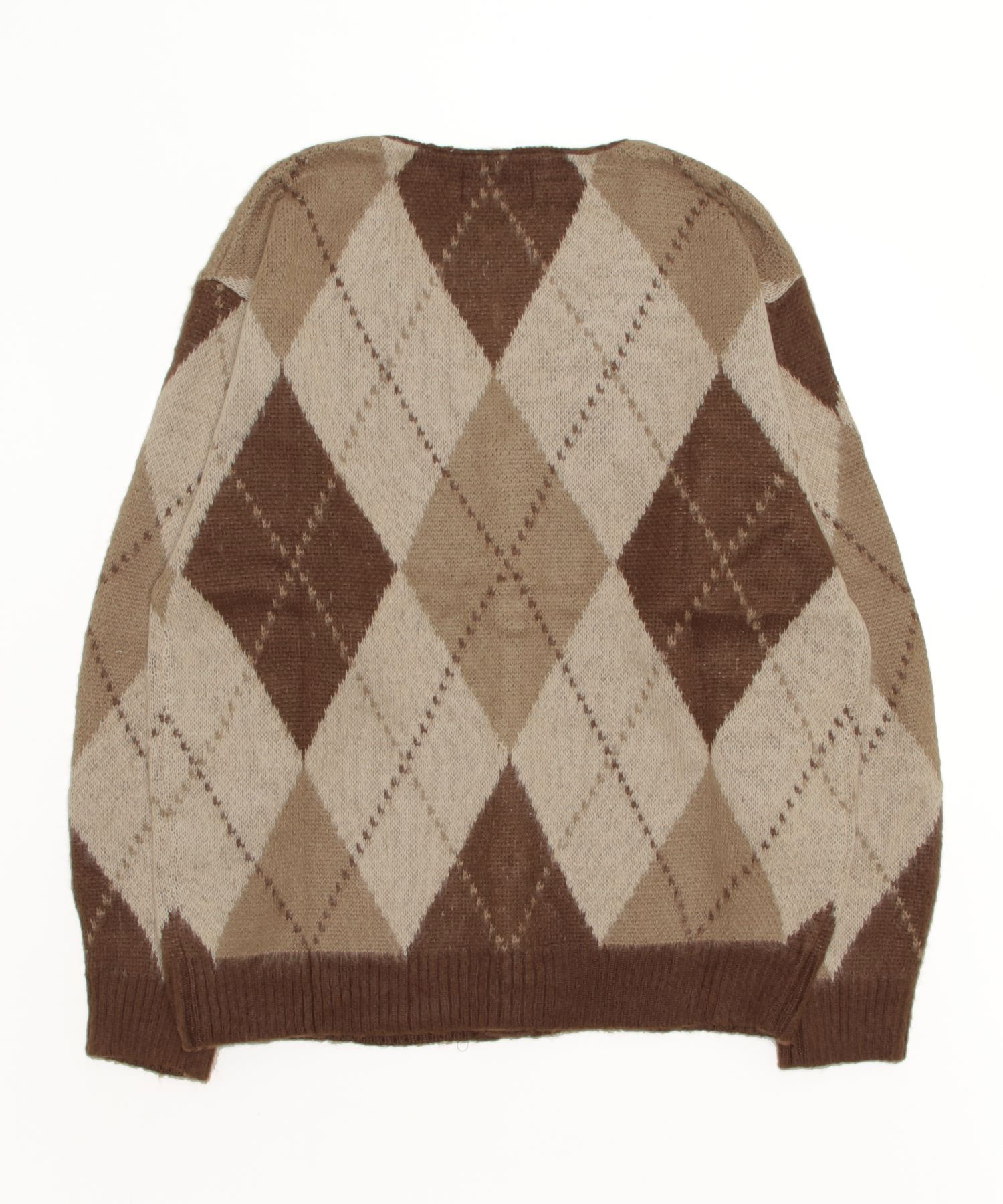 MAHAGRID カーディガン mahagrid/マハグリッド』SKULL ROCK HAIRY KNIT CARDIGAN/スカル