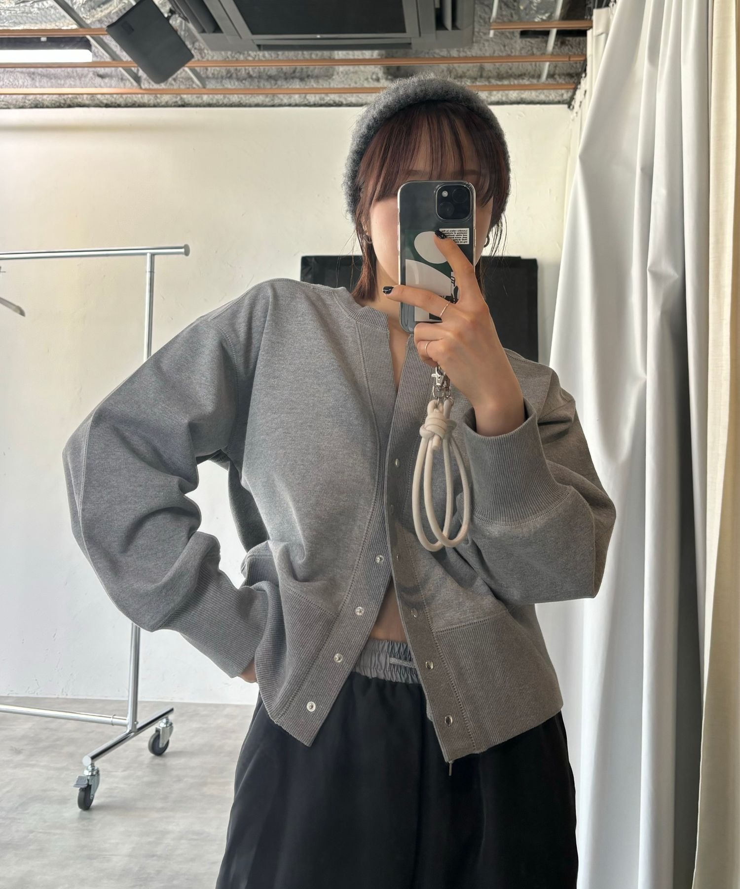 model：H164 着用サイズ：FREE