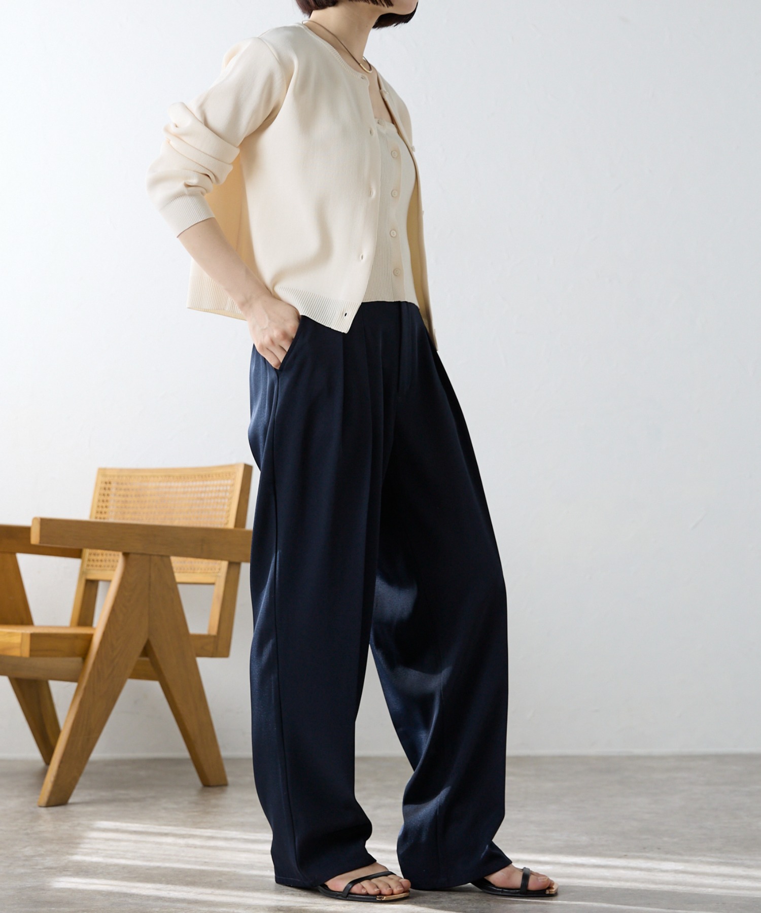 model：158cm 着用サイズ：FREE