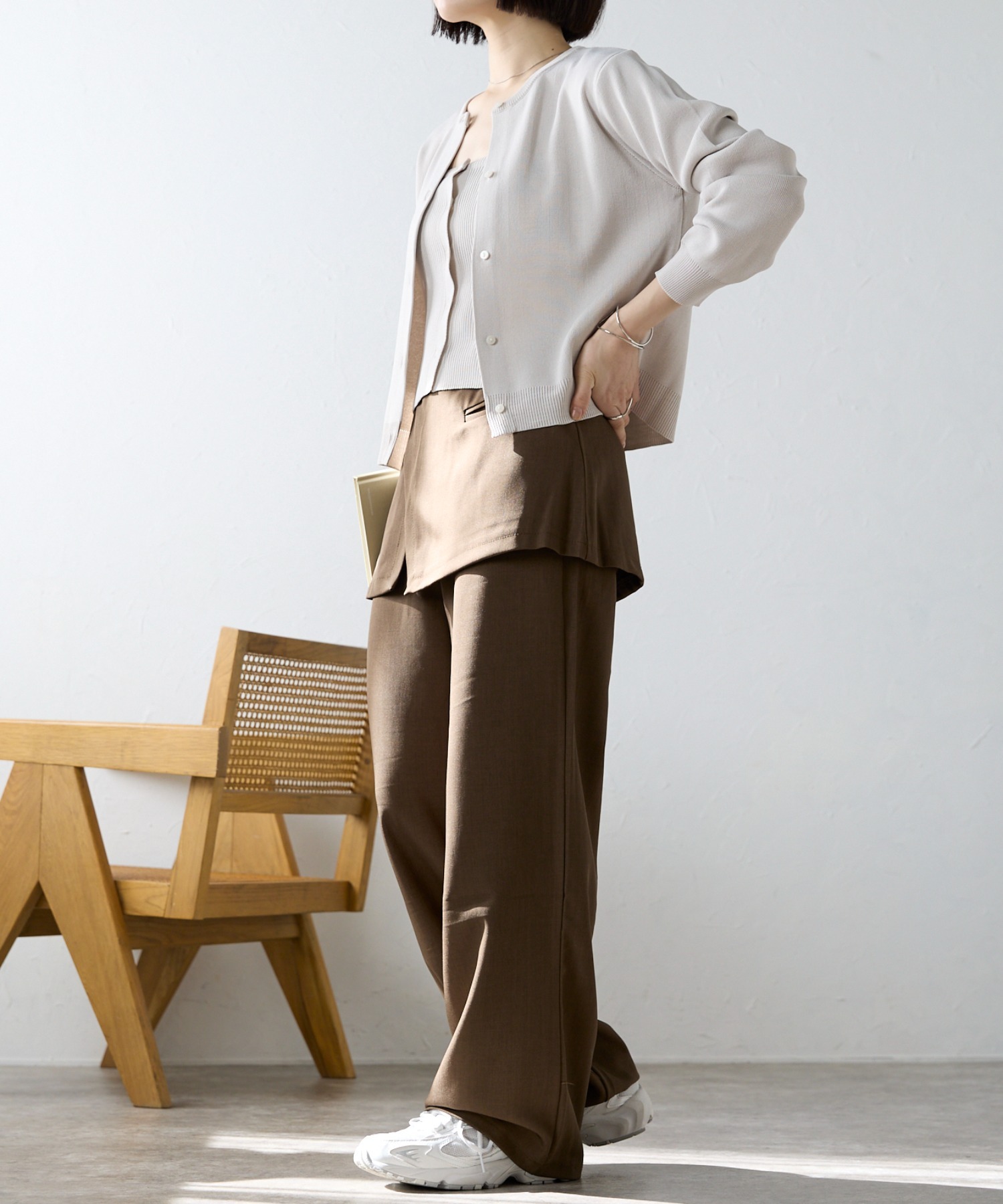 model：158cm 着用サイズ：FREE