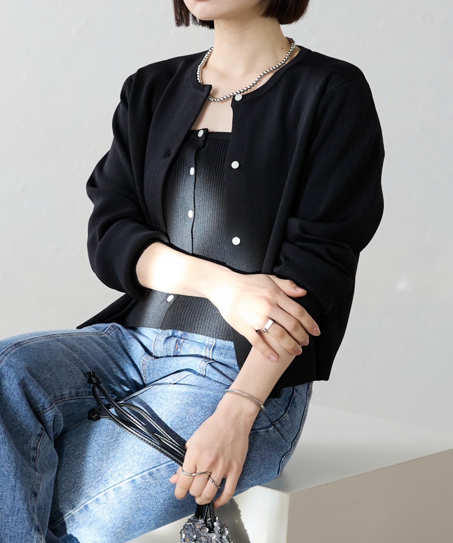 model：158cm 着用サイズ：FREE