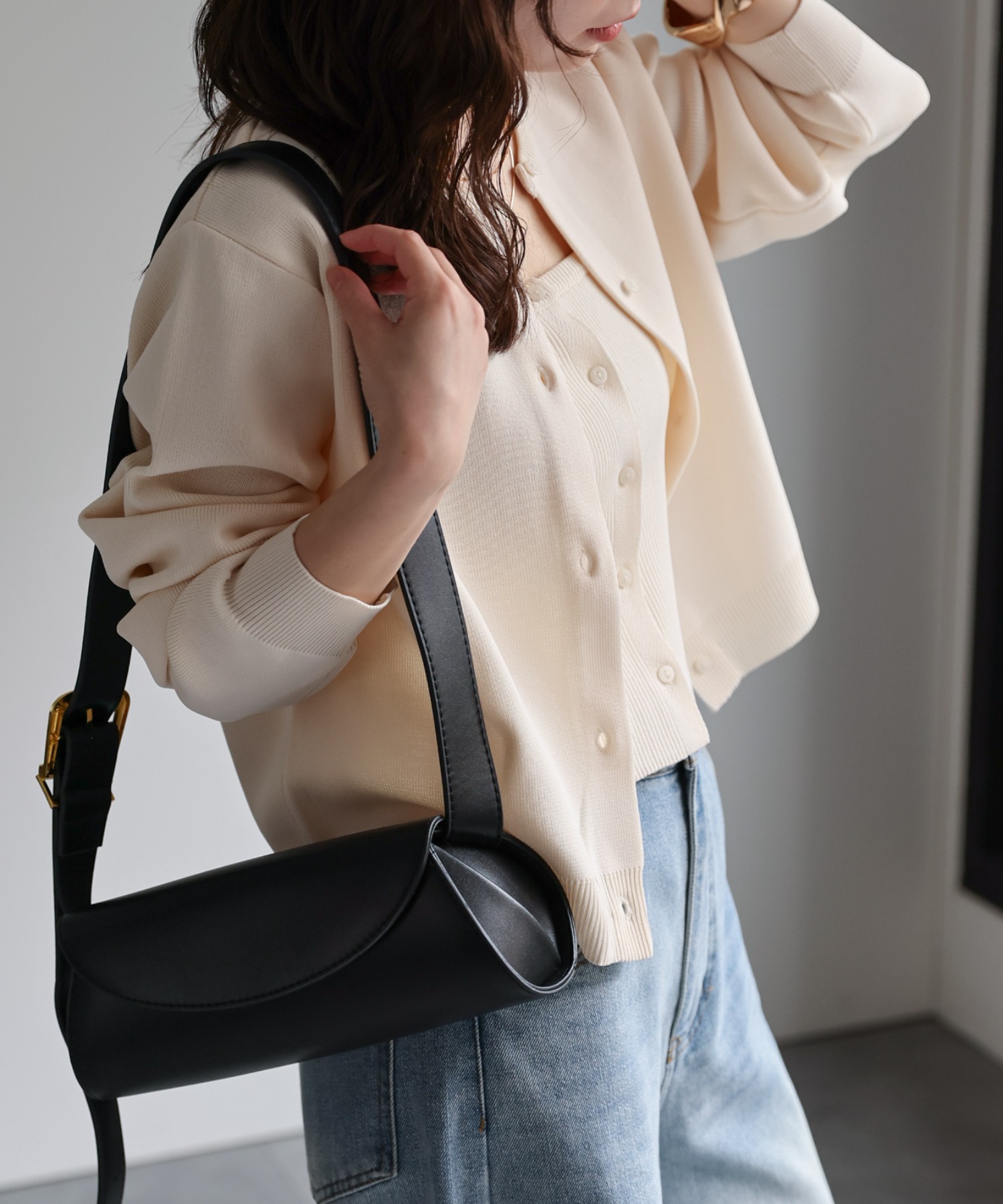 model：156cm 着用サイズ：FREE
