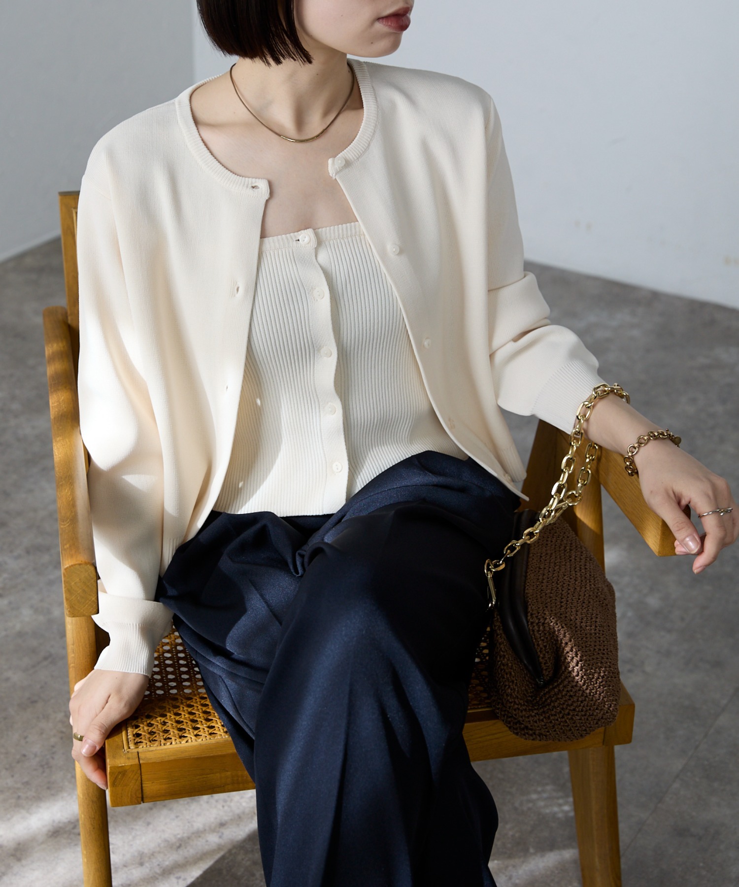 model：158cm 着用サイズ：FREE