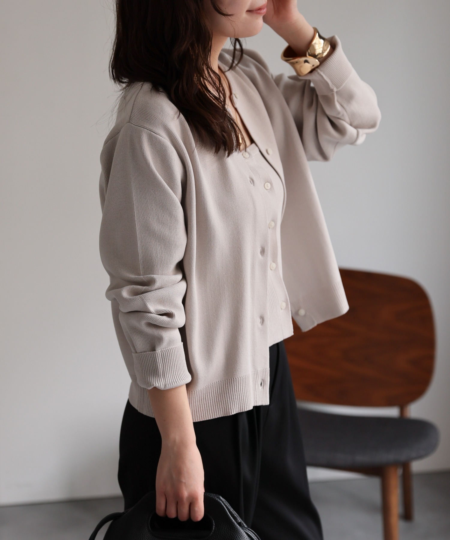 model：156cm 着用サイズ：FREE