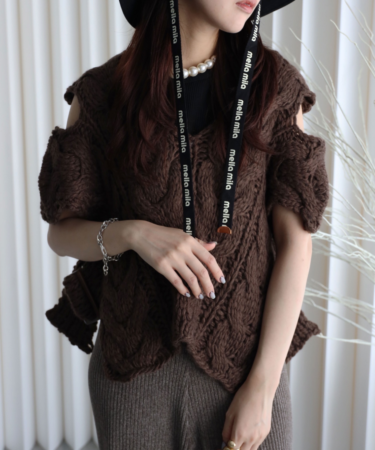 model：164cm. 着用サイズ：FREE