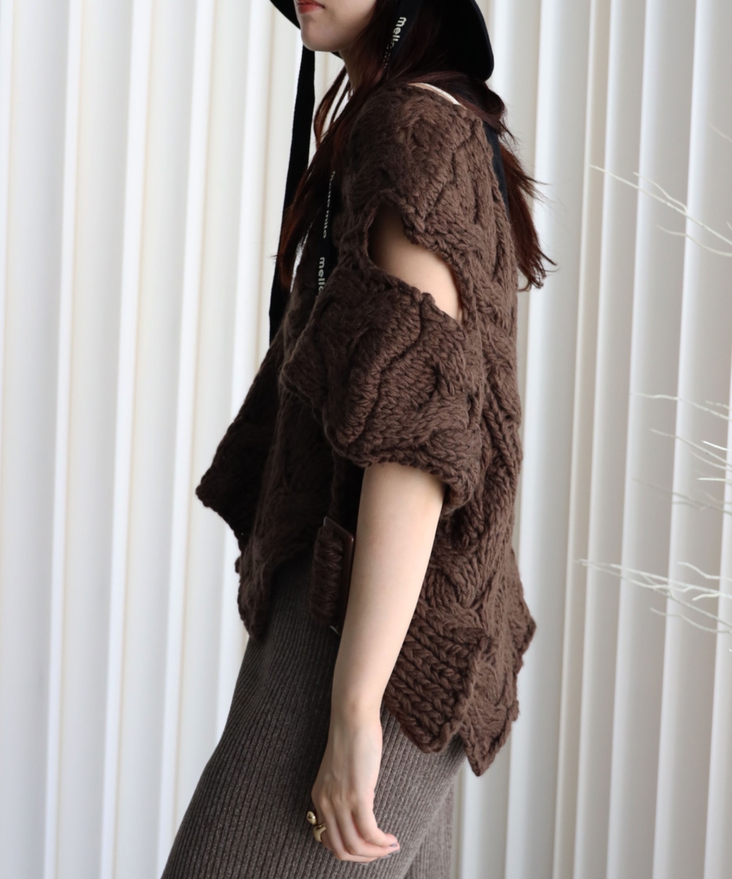 model：164cm. 着用サイズ：FREE