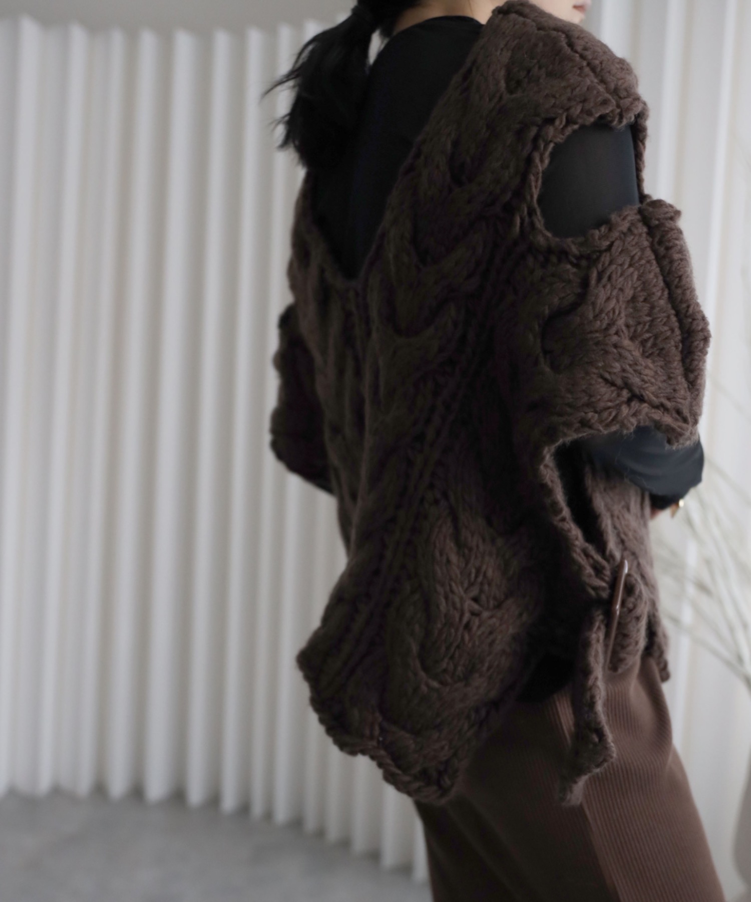 model：155cm. 着用サイズ：FREE
