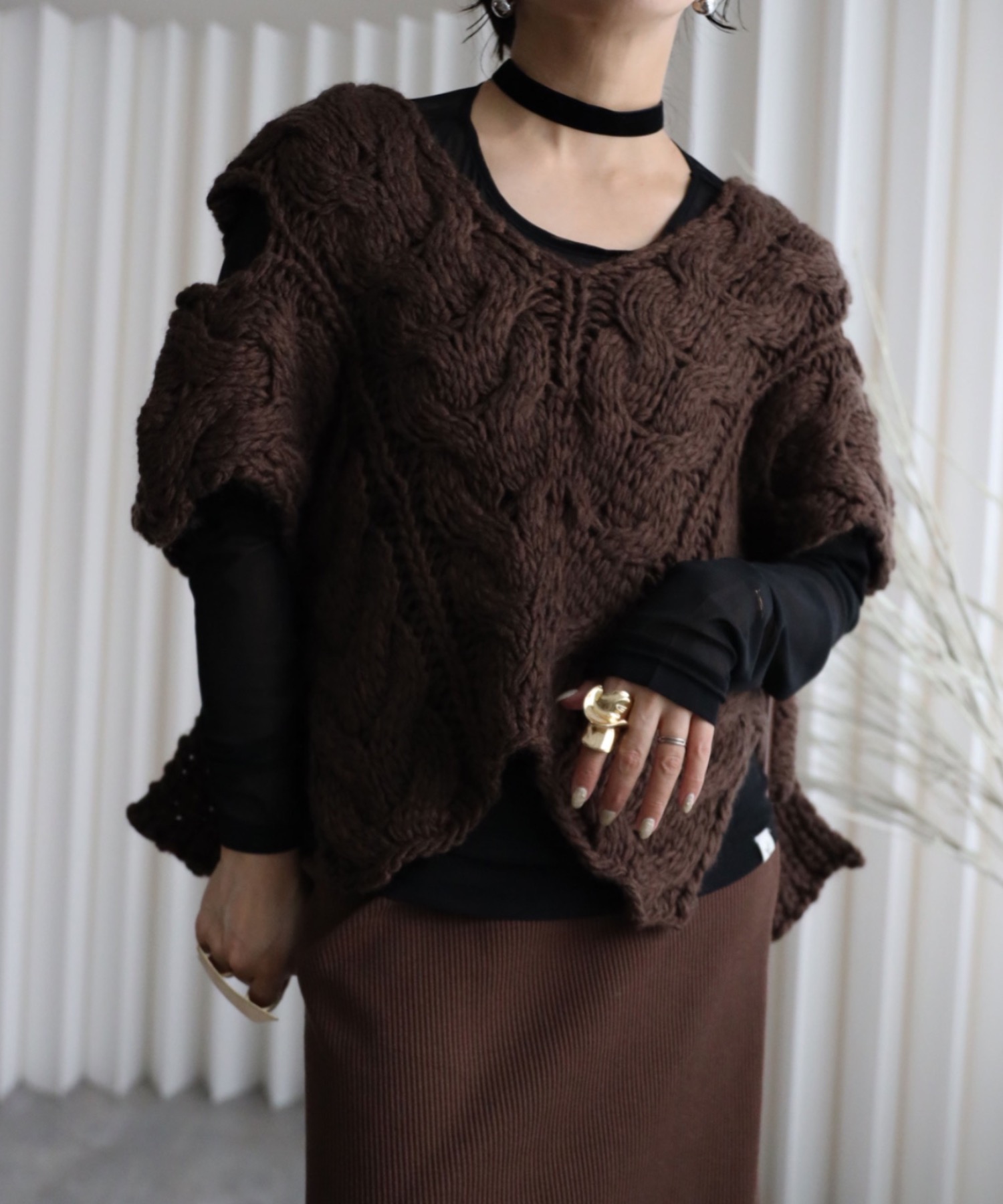 model：155cm. 着用サイズ：FREE