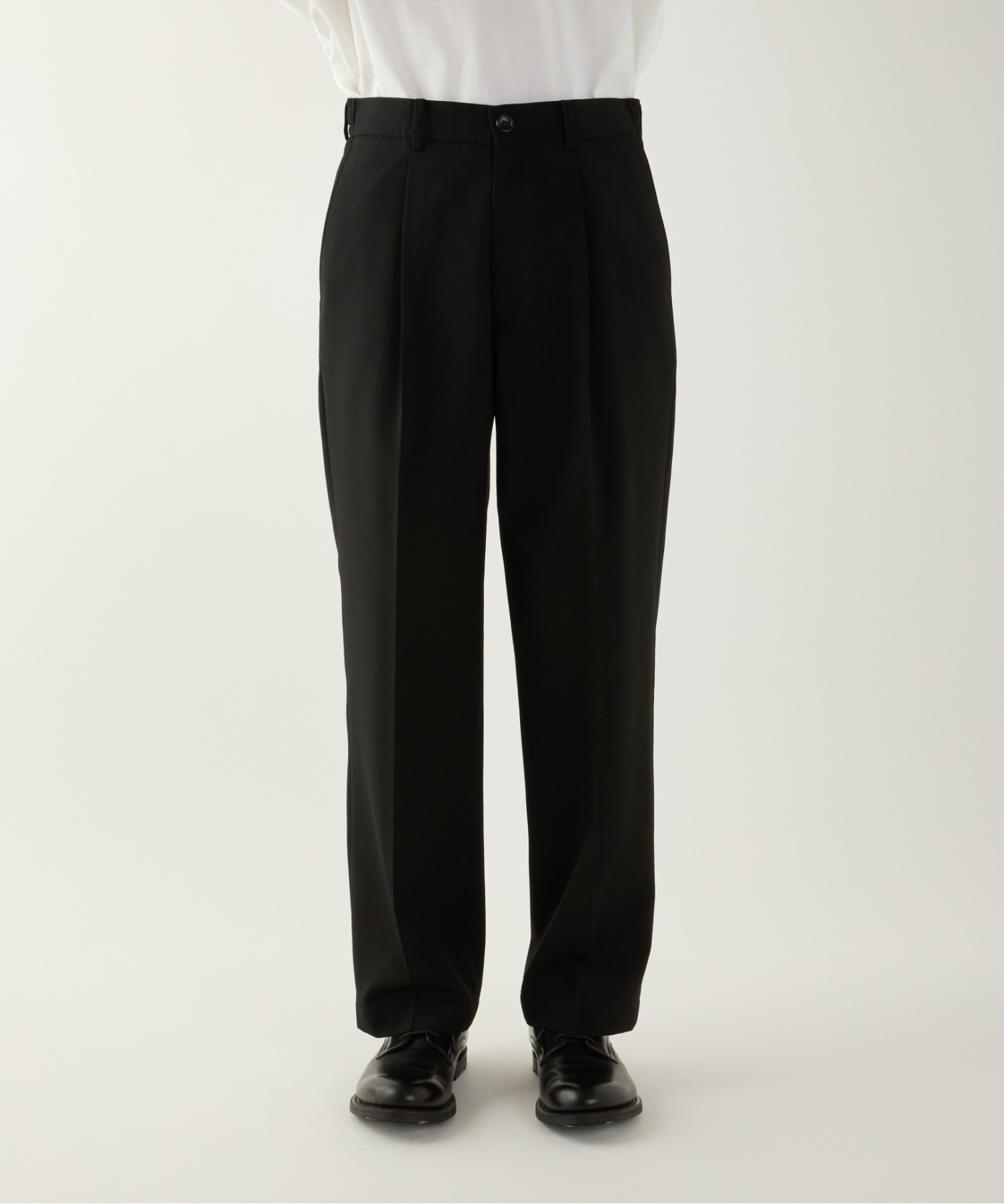 WIDE TAPERED EASY SLACKS