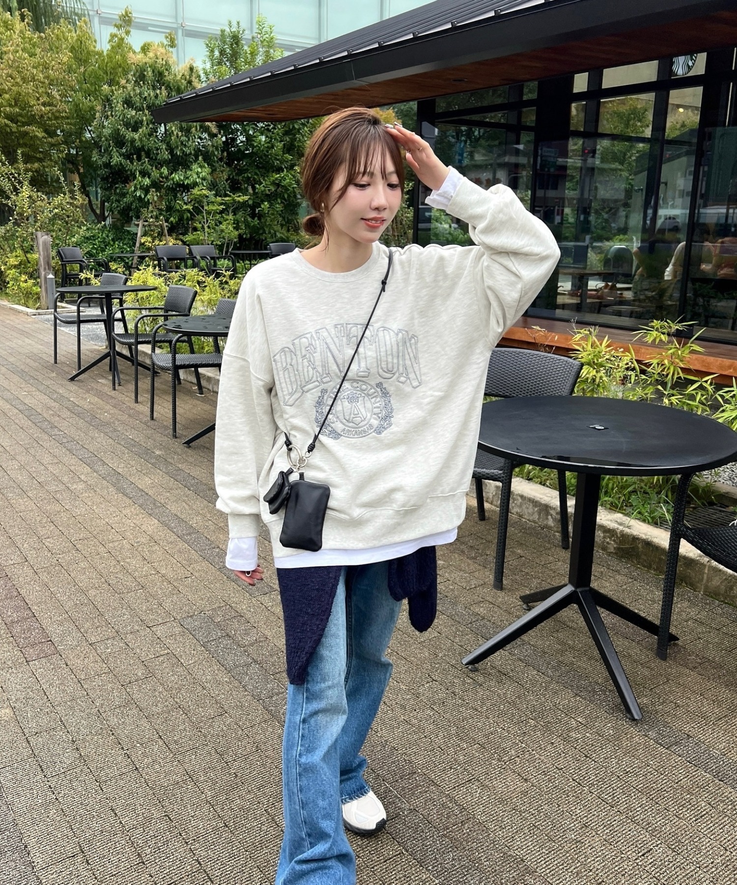 model：H153 着用サイズ：FREE