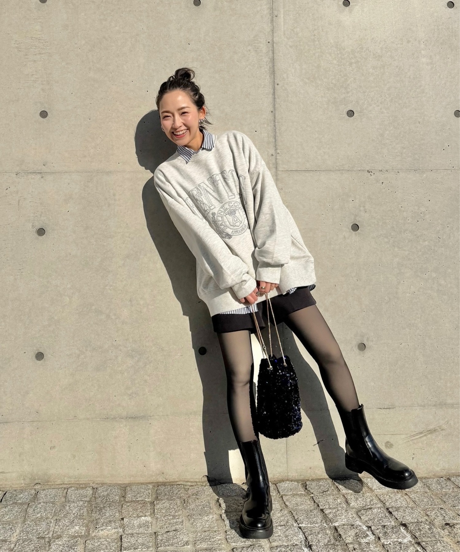 model：H148 着用サイズ：FREE